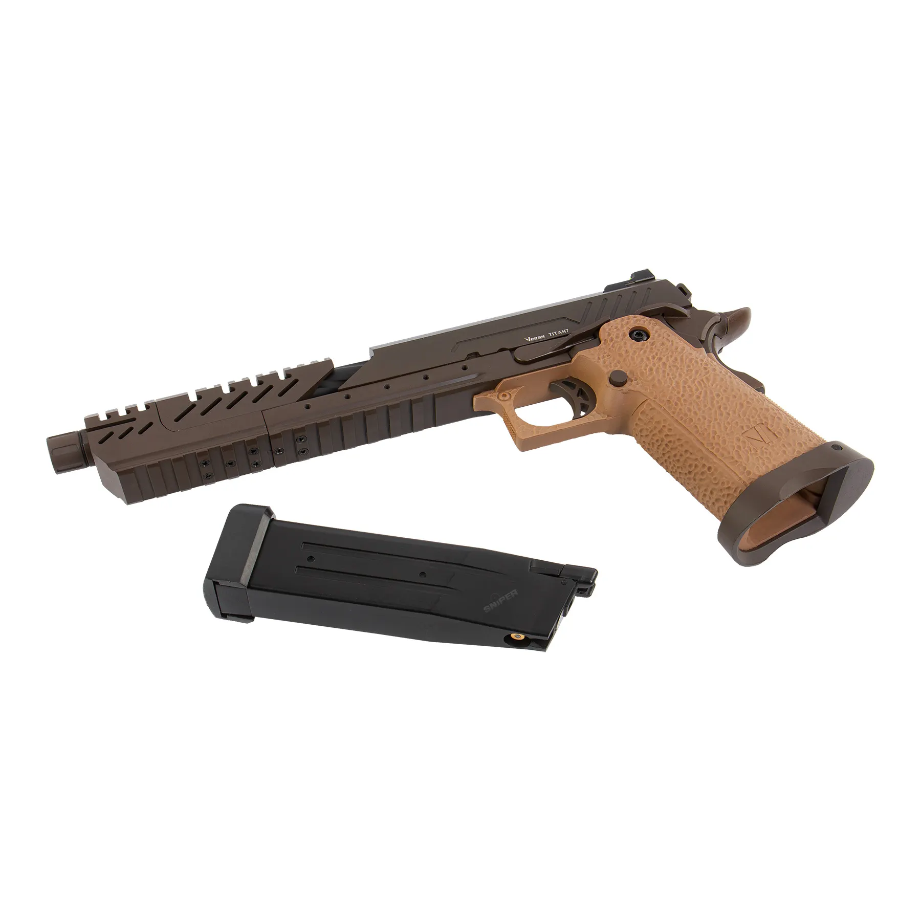 Vorsk Hi-Capa Titan 7, Tan/Bronze, GBB