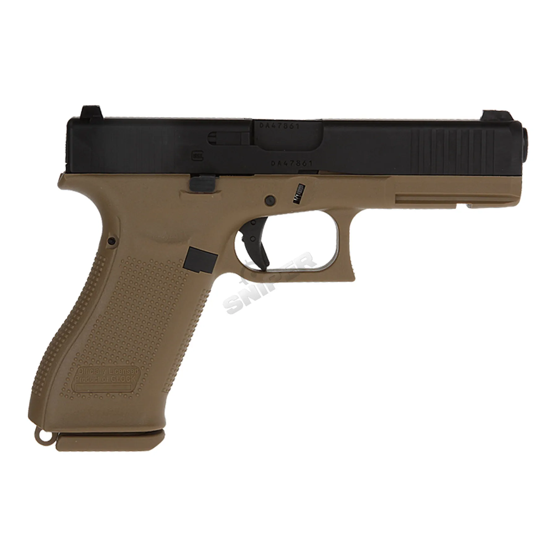 Bundle Deal - Glock 17 Gen 5 GBB Softair Pistole, French Army