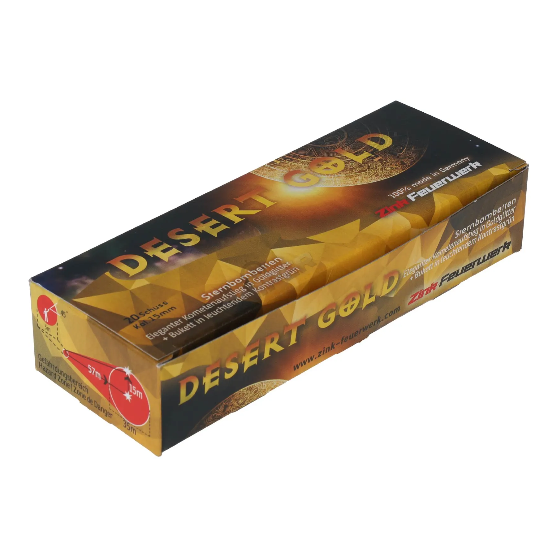 Zink Desert Gold / Desert Storm Z, 20 Stück