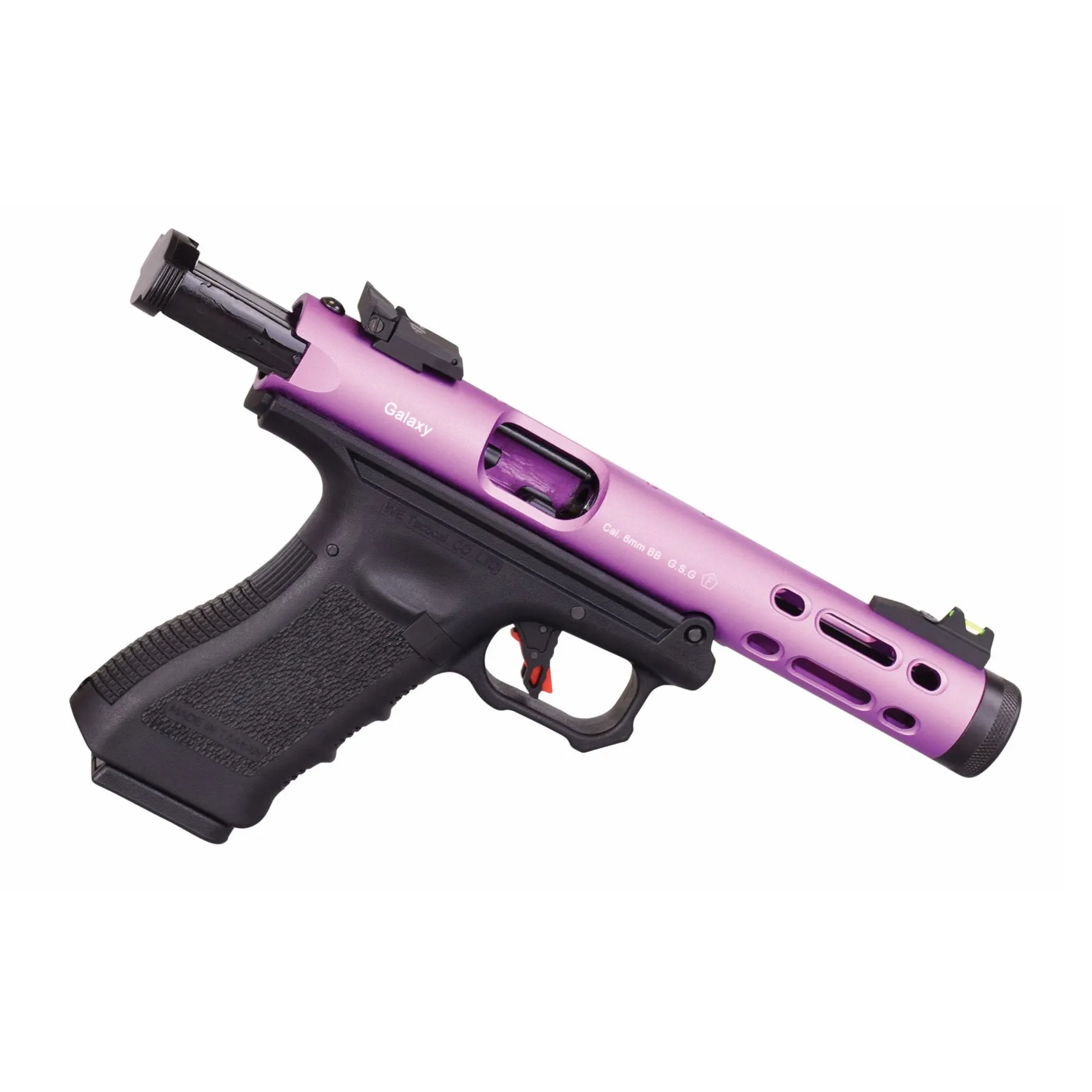 WE Galaxy Series GBB Softair Pistole, Purple WE Galaxy Series GBB Softair Pistole, Purple