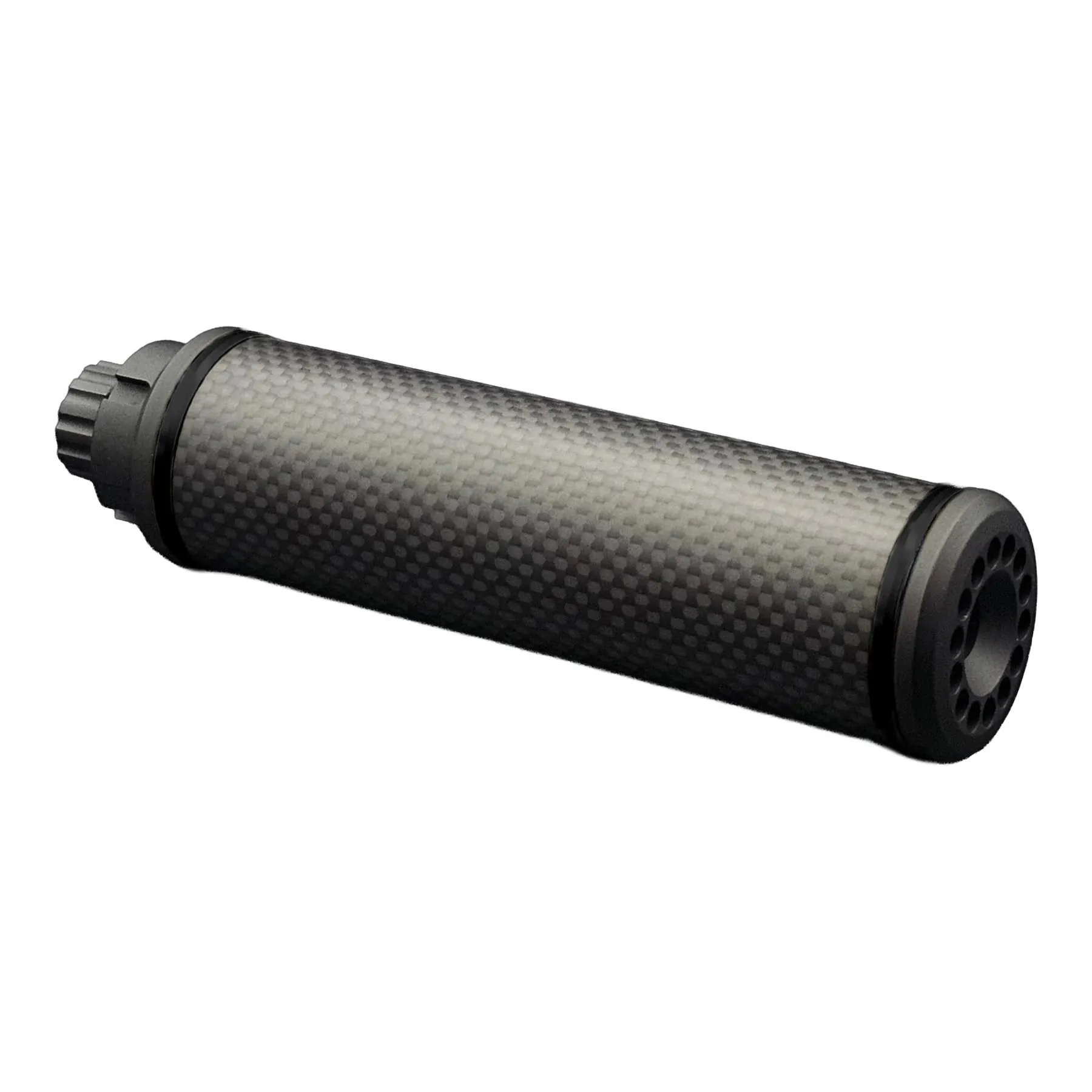 SAC Carbon-CNC Airsoft supressor 12cm 35mm , Black