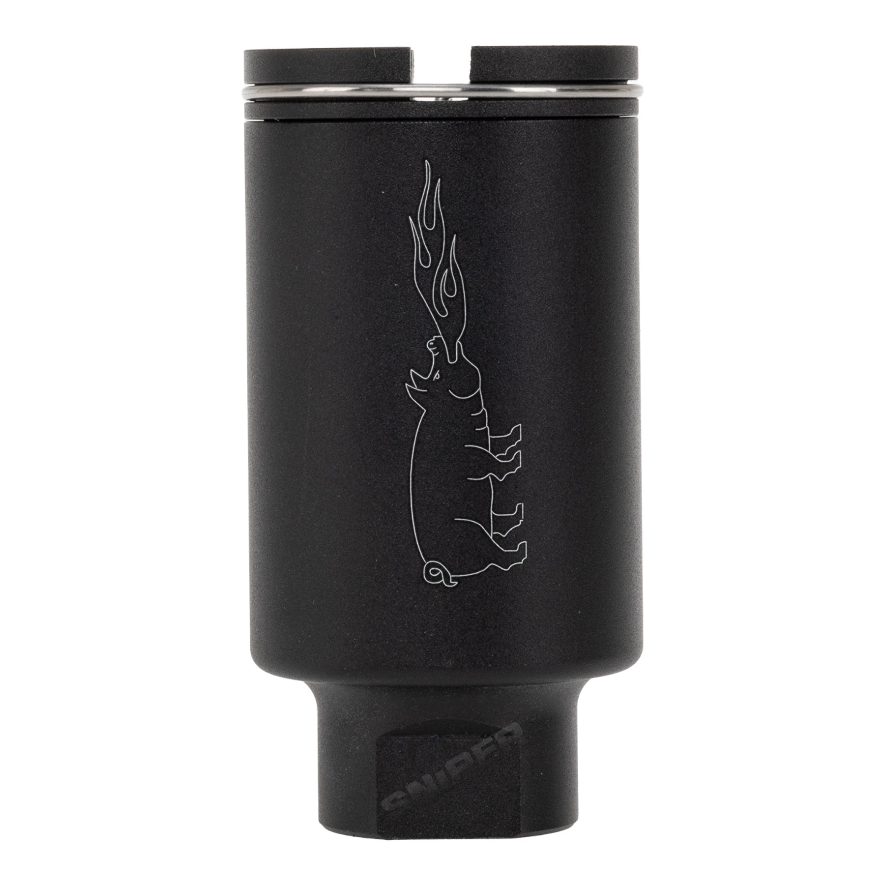 Elements Skull Frog Mini Flash Hider, Black