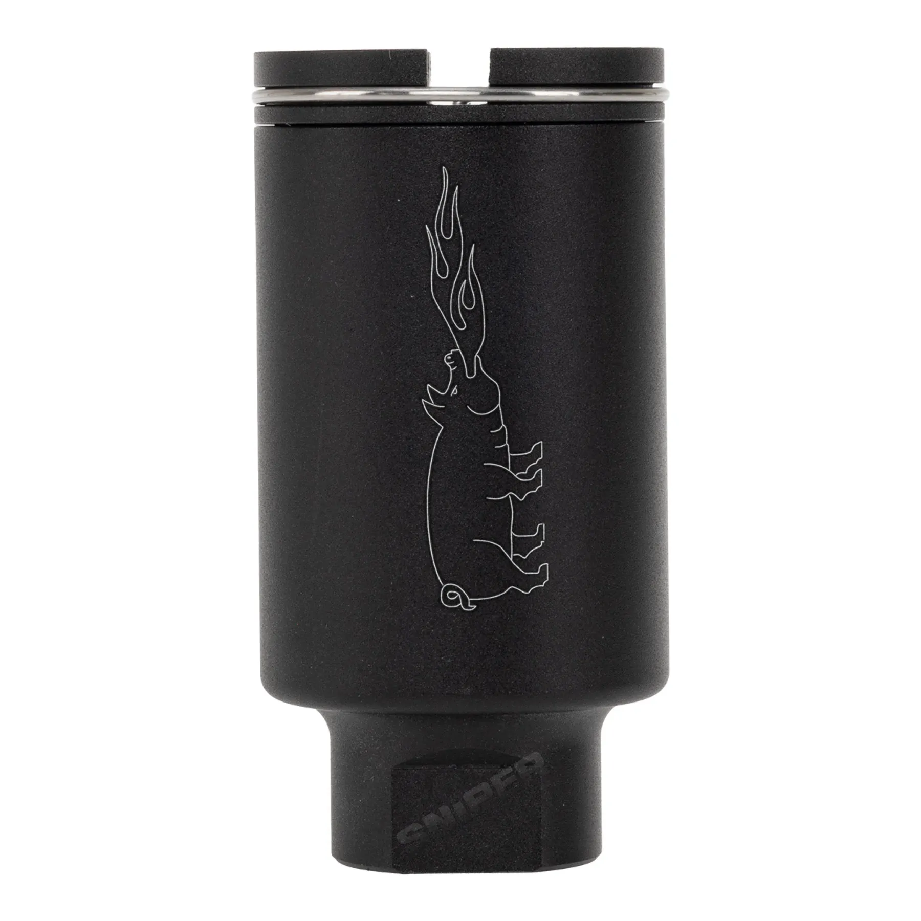 Elements Skull Frog Mini Flash Hider, Black Elements Skull Frog Mini Flash Hider, Black