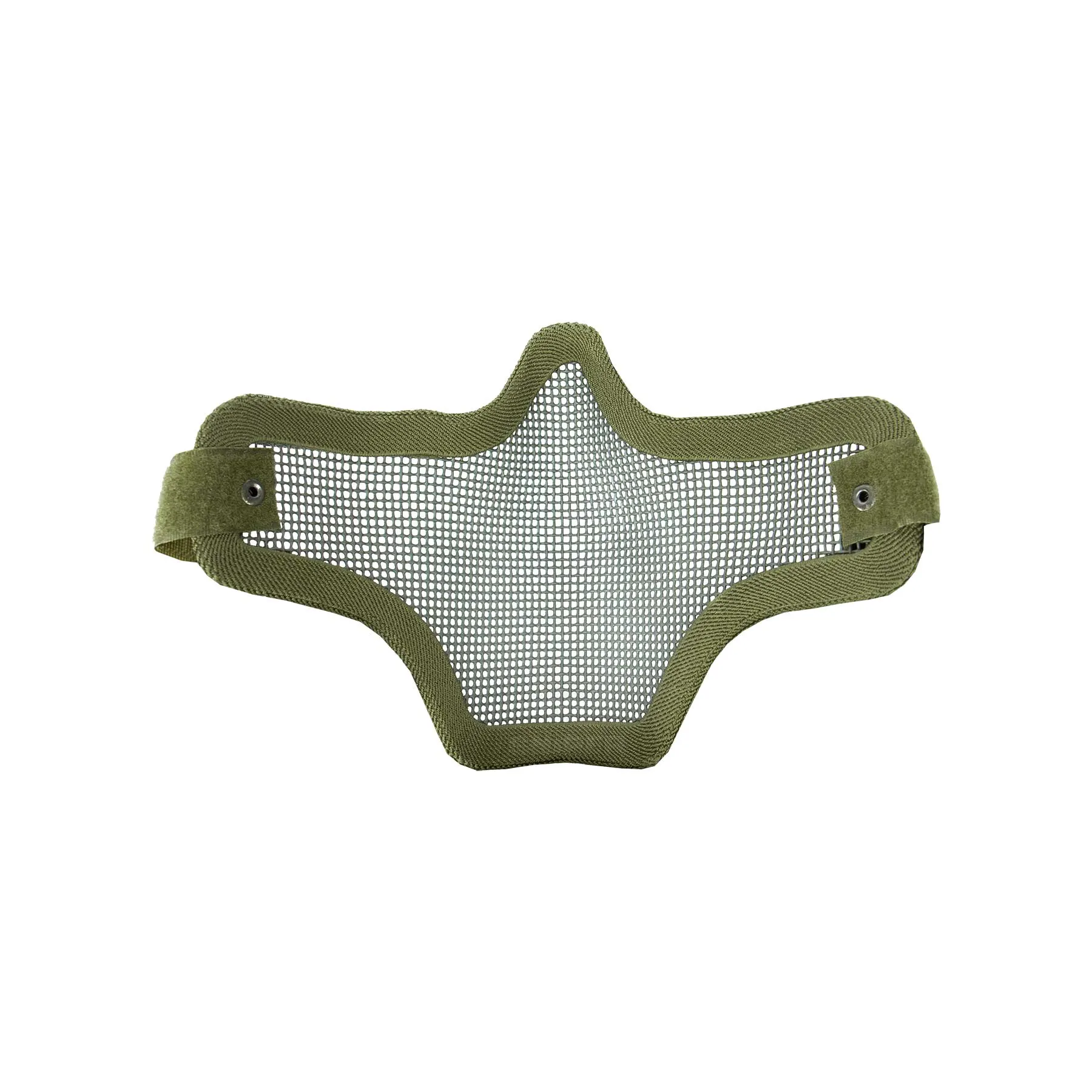 Mesh Lower Face Shield Skull, Green