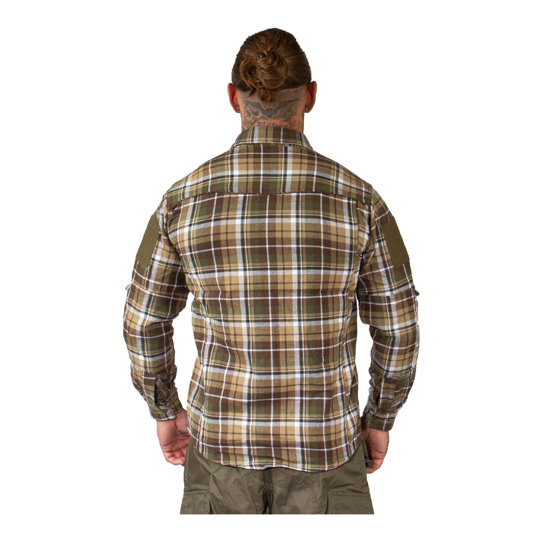 Contractor Shirt, Brown & Green M