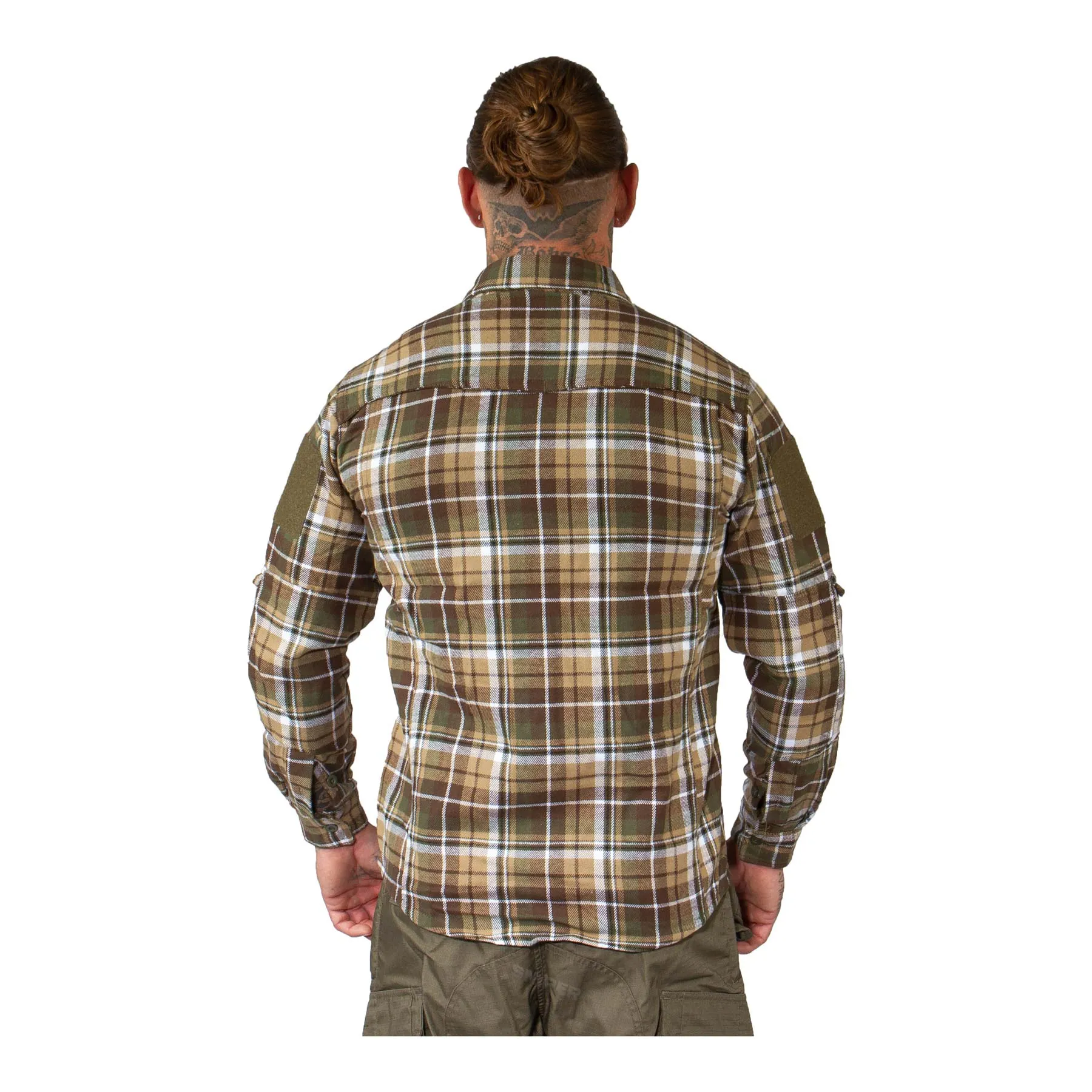 Contractor Shirt, Brown & Green Contractor Shirt, Brown & Green M