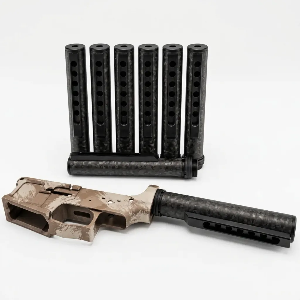 SAC Forged Carbon Buffer Tube