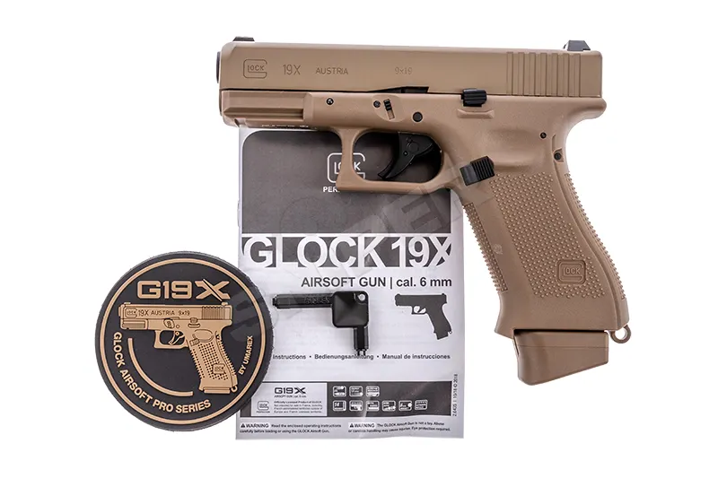 Glock19 X Tan CO2 Softair Pistole Glock19 X Tan CO2 Softair Pistole