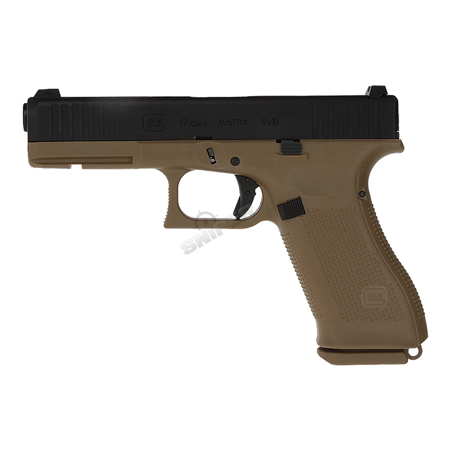 Bundle Deal - Glock 17 Gen 5 GBB Softair Pistole, French Army