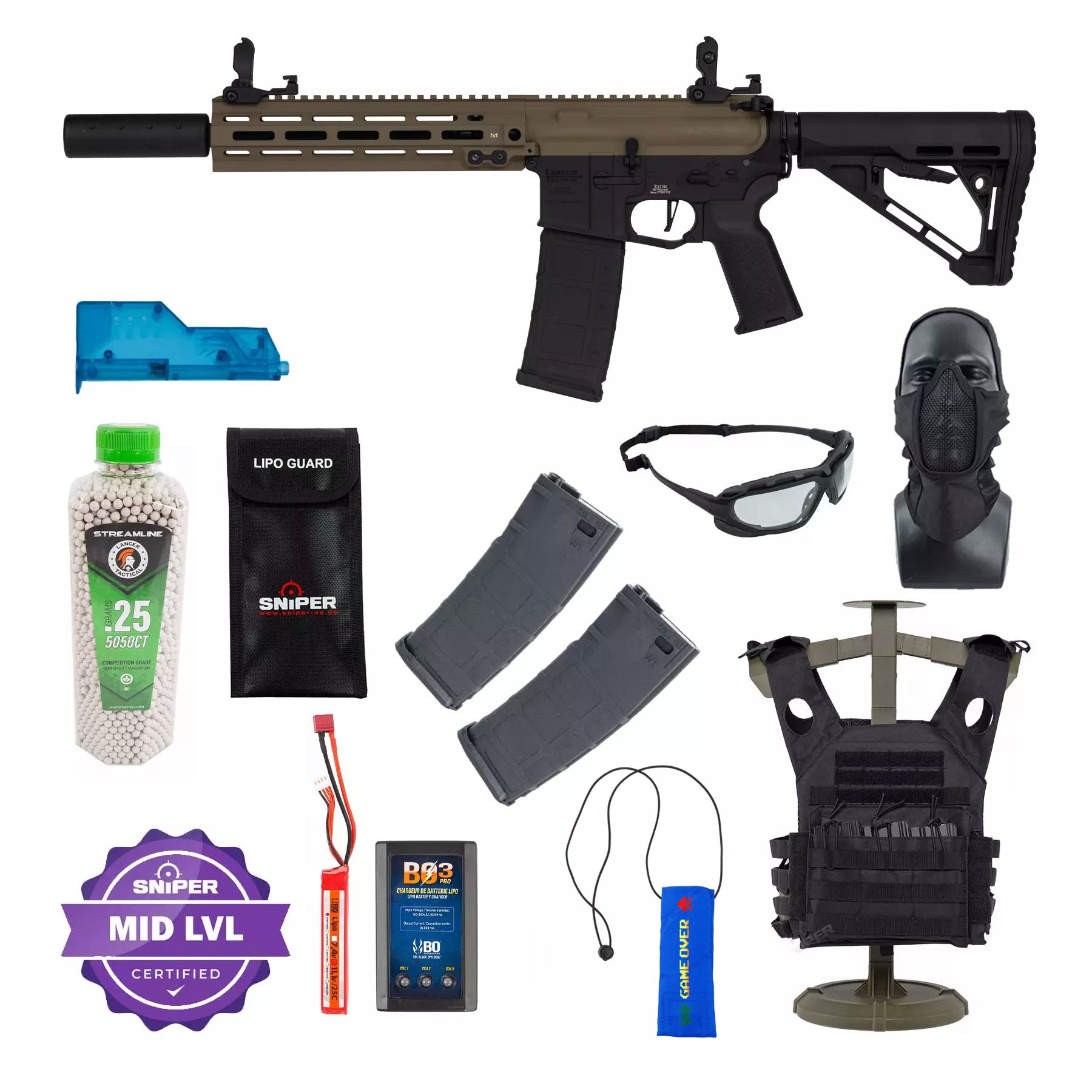 Einsteiger Set #2 - Lancer Blazer Gen3 10" Proline ETU (S)AEG, Dualtone