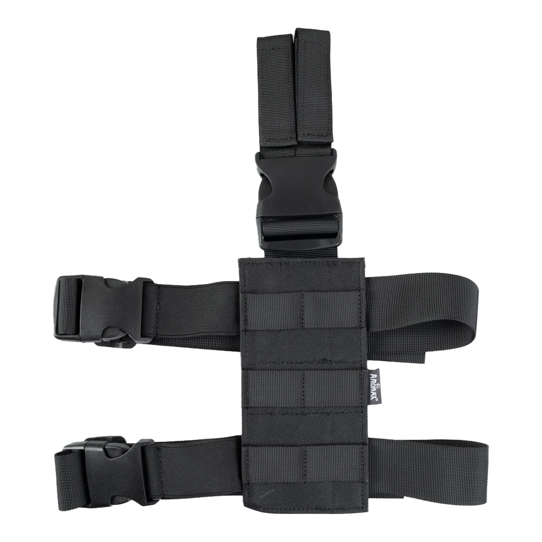 Amomax Fabric Molle Drop-Leg Platform für Holster, Black