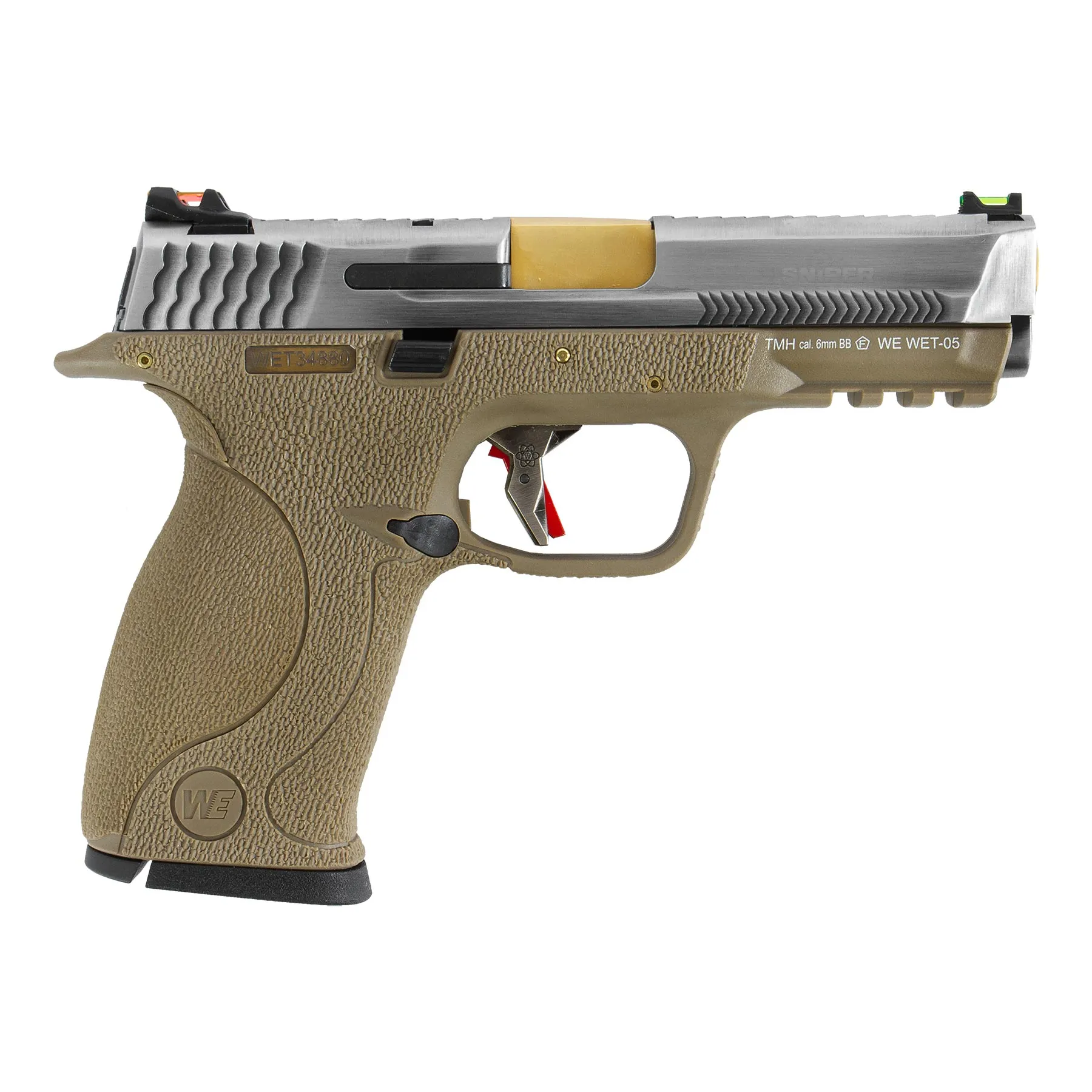 WET-05 SV Gold Barrel Metal Version GBB, FDE