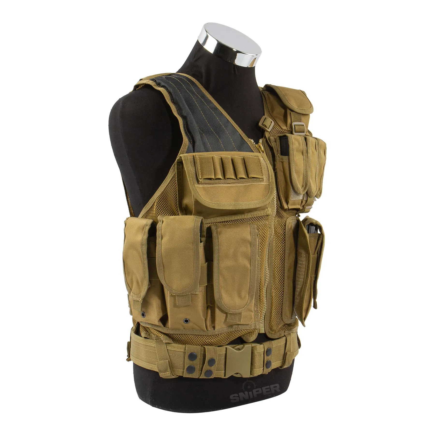 Tactical Mesh Vest, Tan Tactical Mesh Vest, Tan