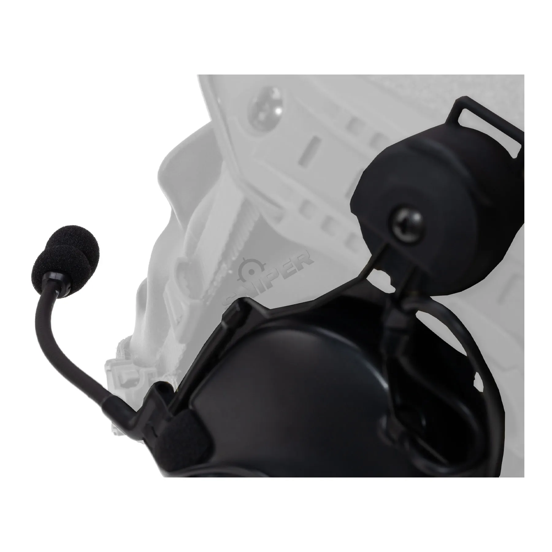 Z-Tactical Z154 CIII Headset w/ Fast Helmet Adapter, Black Z-Tactical Z154 CIII Headset w/ Fast Helmet Adapter, Black