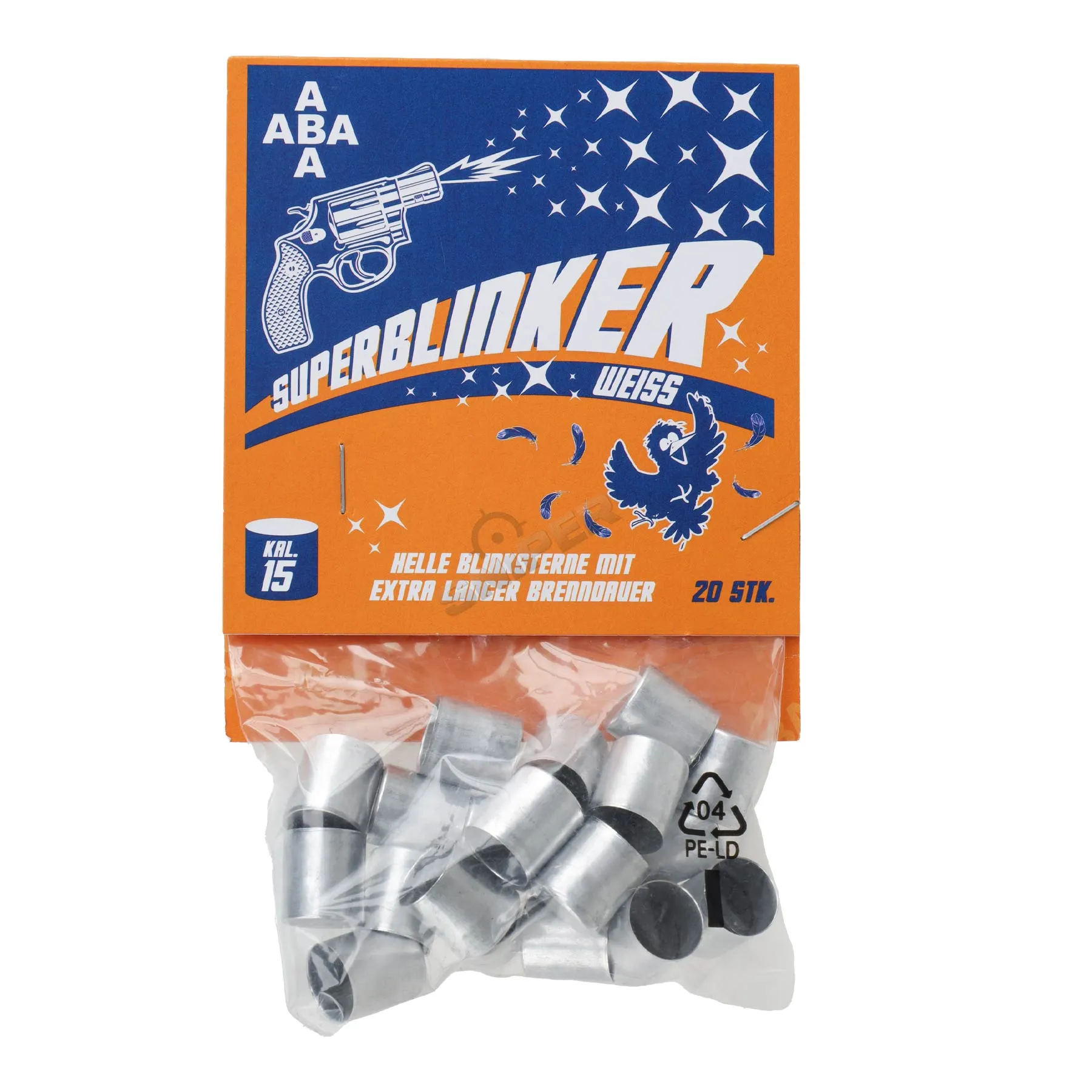 ABA Superblinker Weiße Signalsterne, 20er Beutel ABA Superblinker Weiße Signalsterne, 20er Beutel