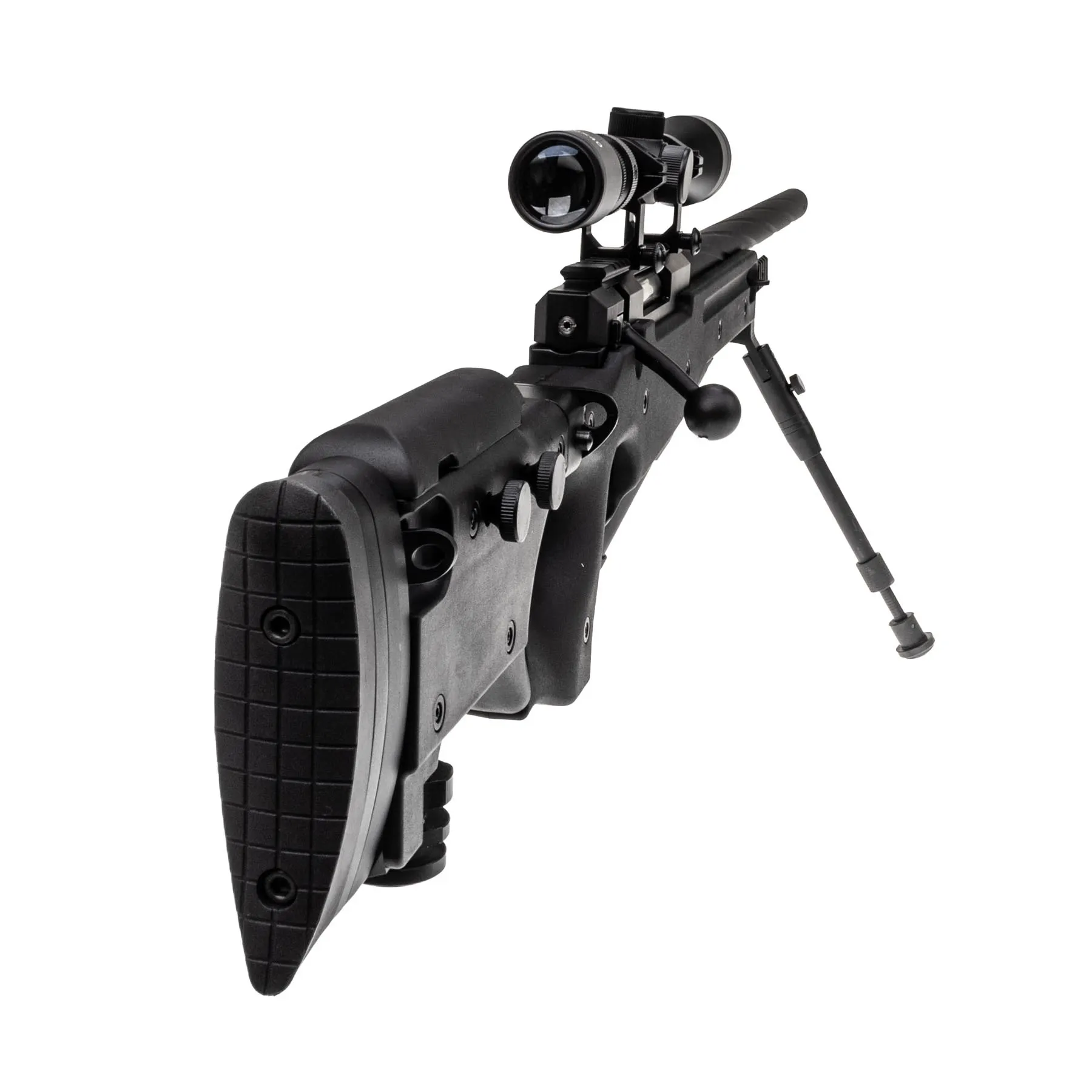 WELL MB08 L96 Upgraded Version w/ Scope & Bipod, Black