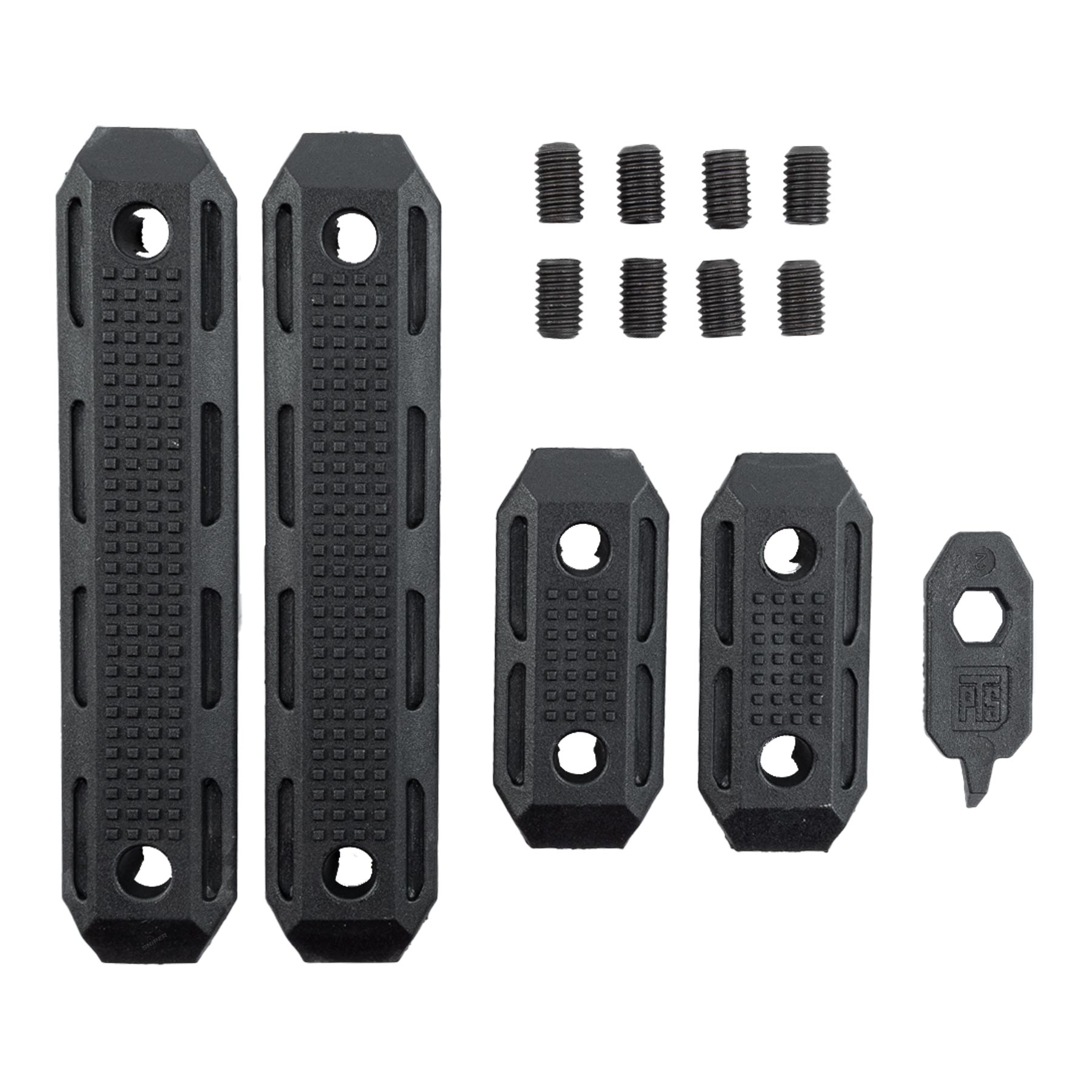 PTS EP M-Lok Rail Cover Set, Black