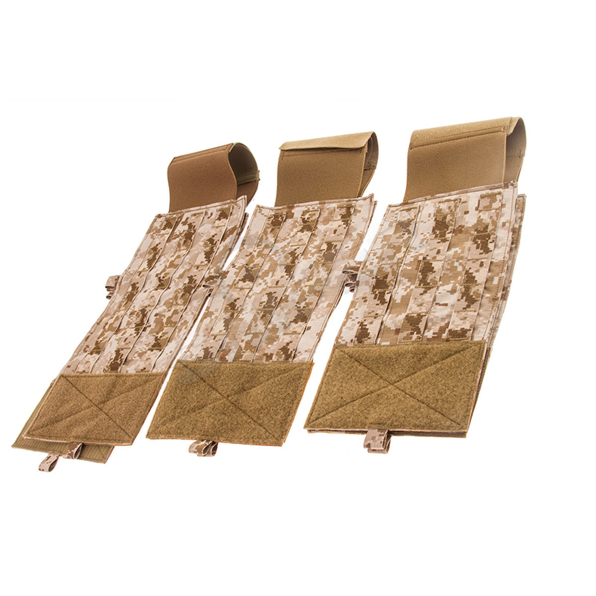 Cummerbund PALS + 6x6 Plate pocker, desert digital