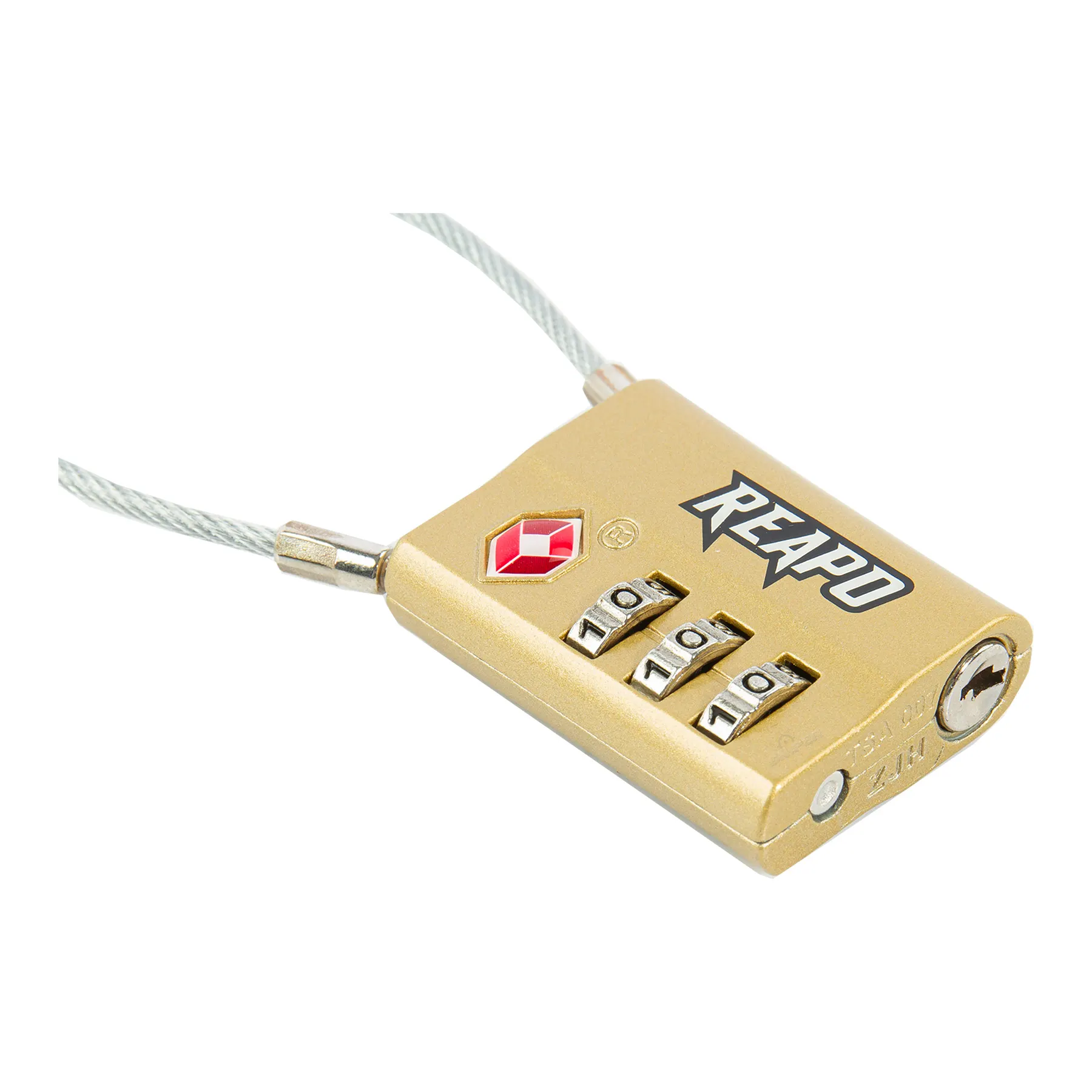 Reapo XL Zahlenschloss TSA lock, Gold