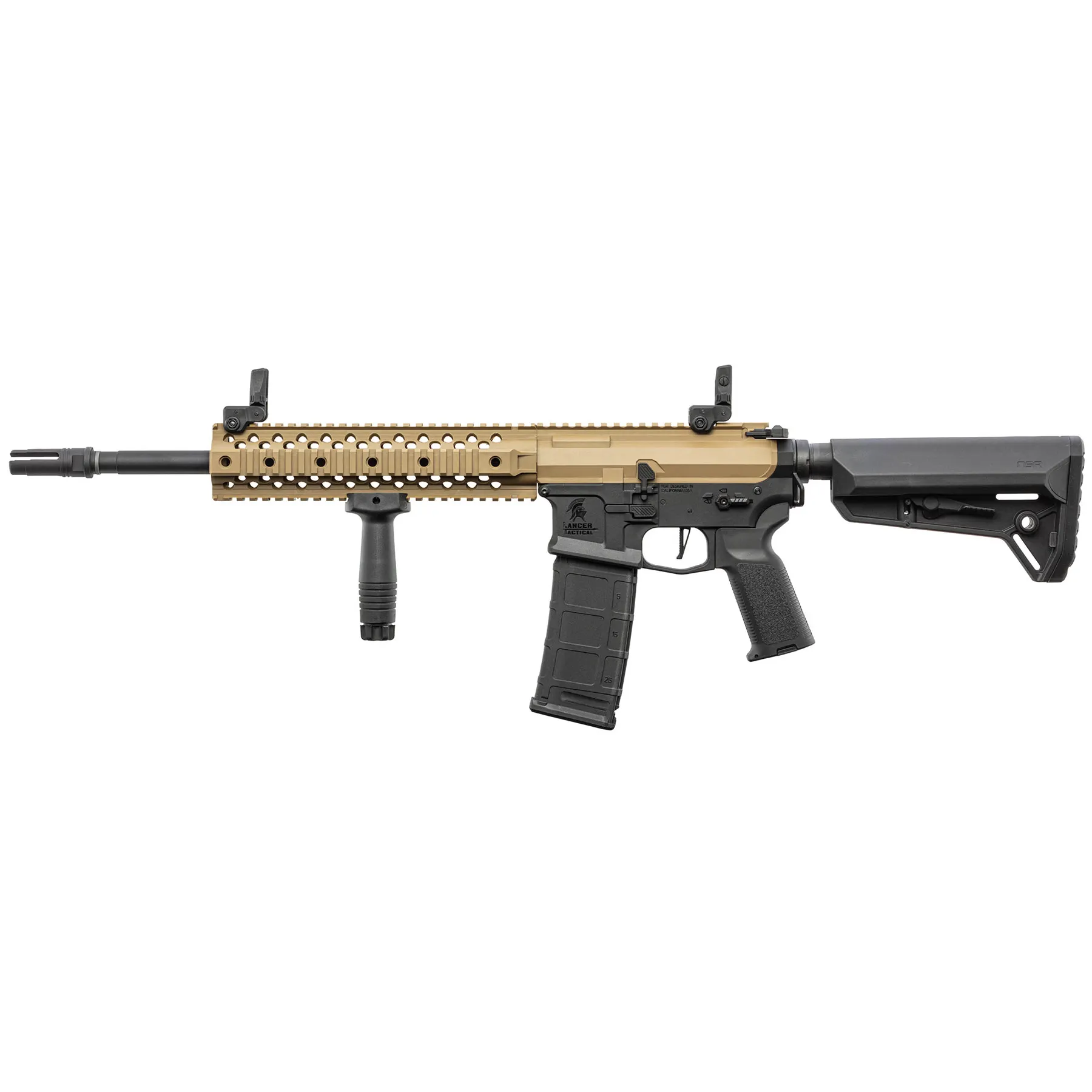 Einsteiger Set #1 - Lancer Tactical LT-12 M4 w/ ETU (S)AEG, Dualtone