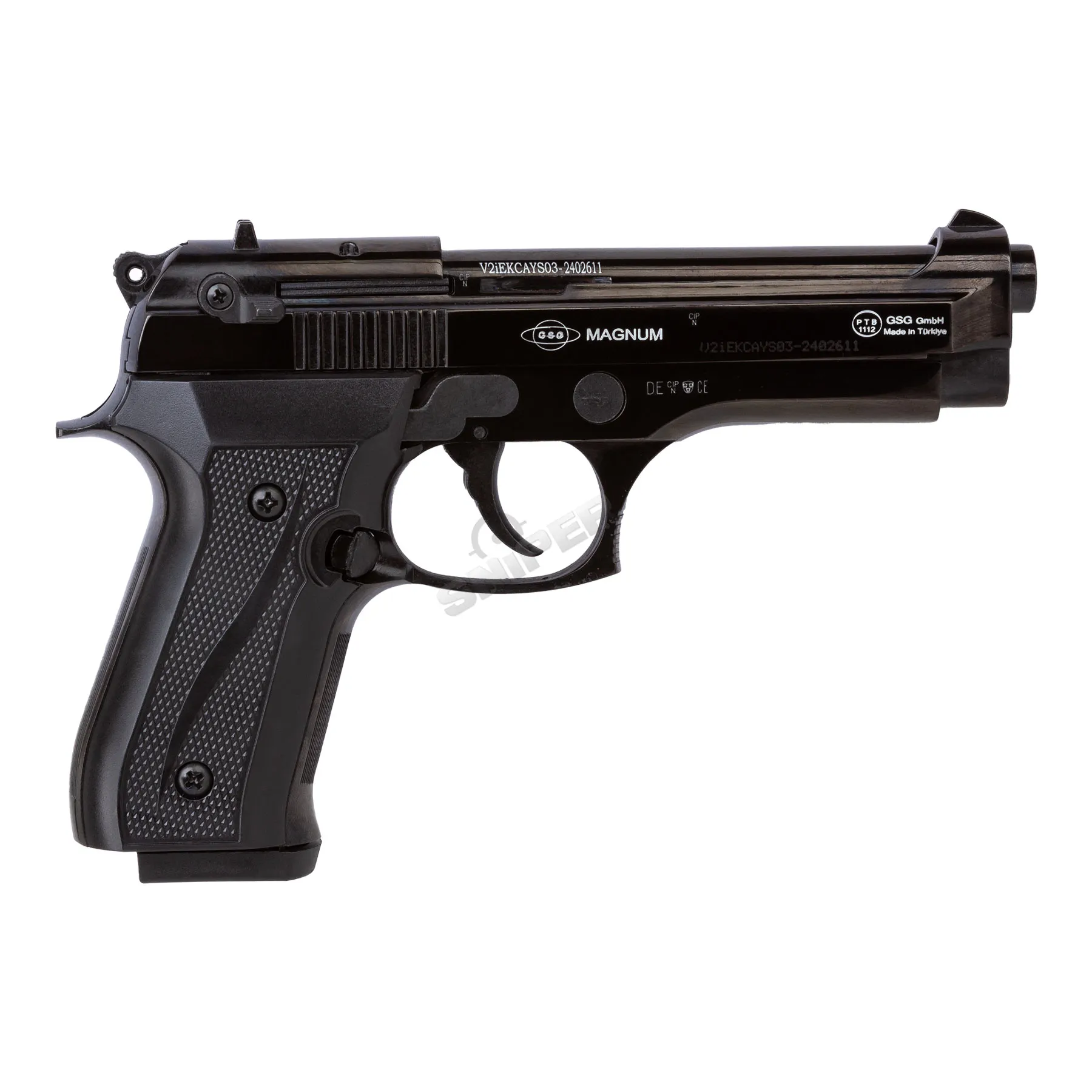 Silvester Bundle #1 EKOL Firat 9mm P.A.K. Schreckschusspistole, Black EKOL Firat 9mm P.A.K. Schreckschusspistole, Black