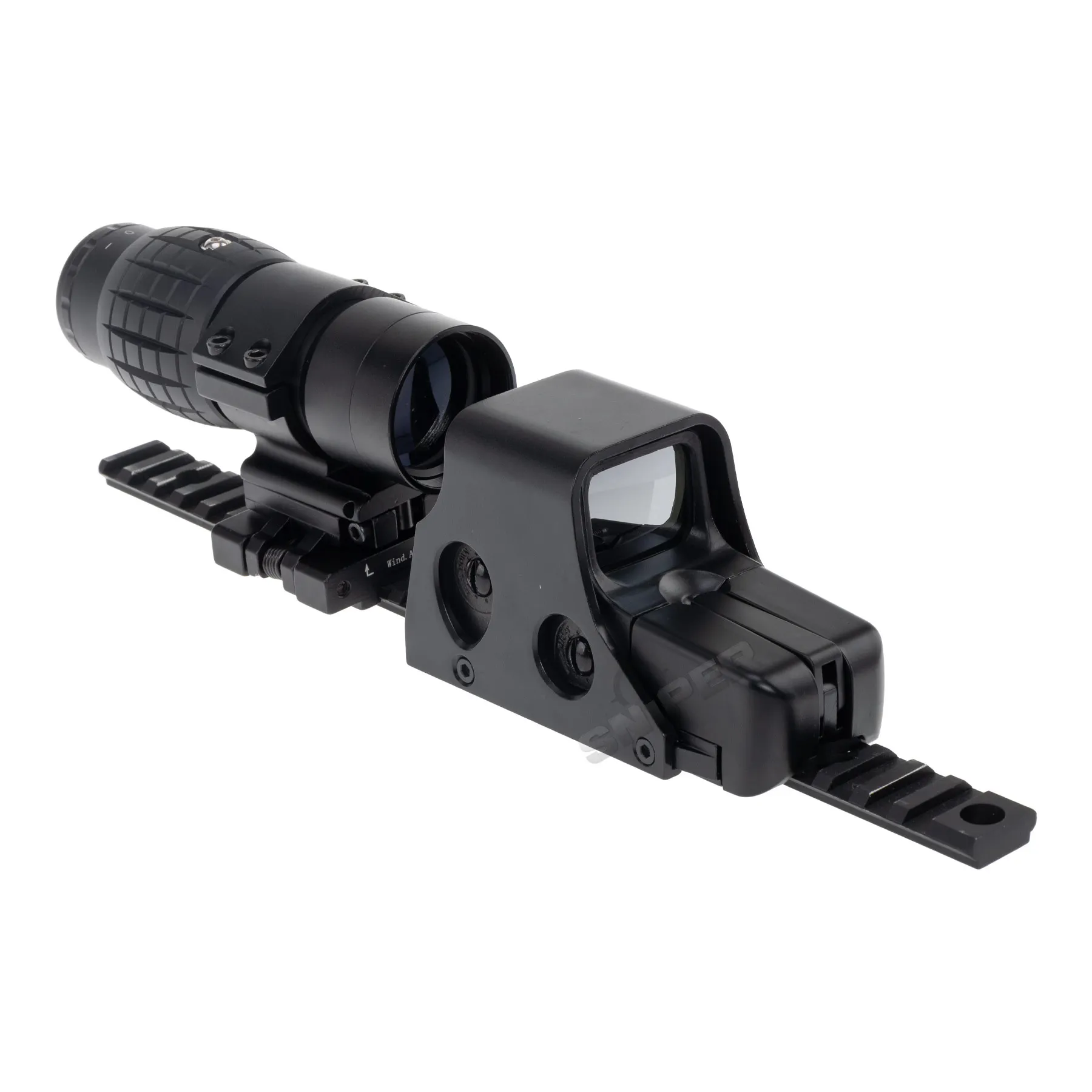 Reapo R551 Holo Red Dot Visier w/ 3x Magnifier, Black Reapo R551 Holo Red Dot Visier w/ 3x Magnifier, Black