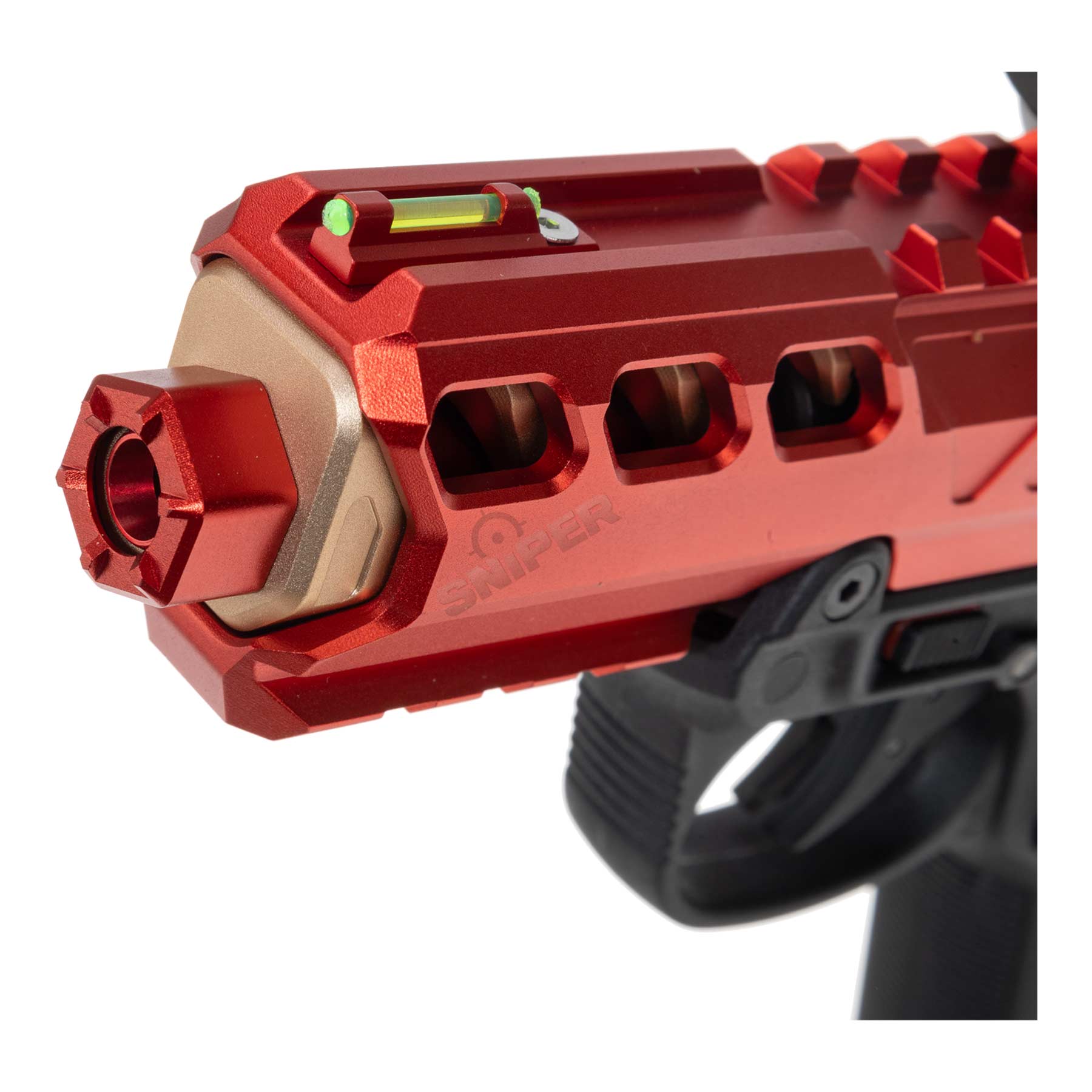 Prep my Airsoft - Action Army AAP 01 Assassin GBB Softair Pistole, Black/Red