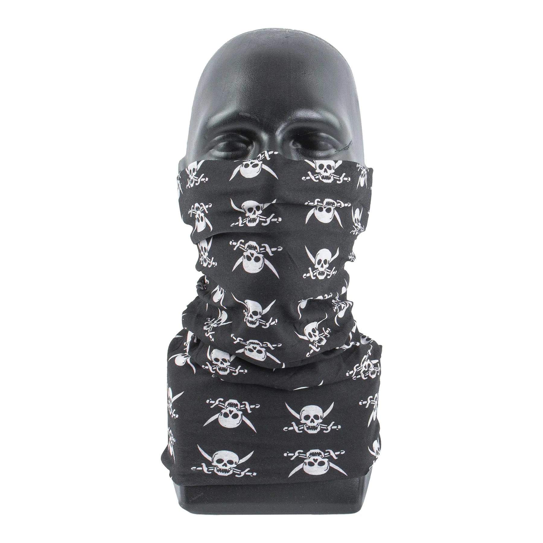 Tactical Wrap Pirate Skull, Black