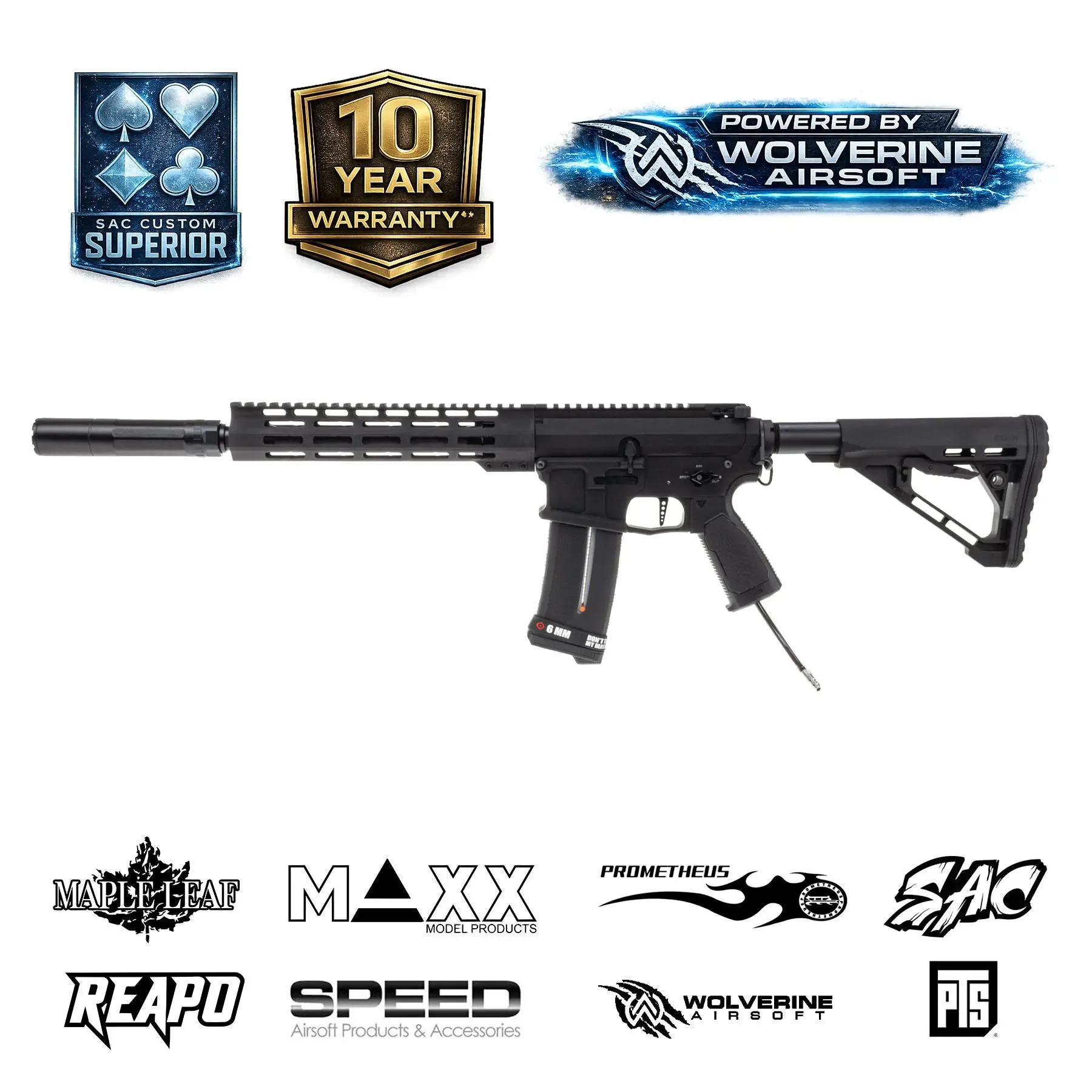 SAC AR SOLID - "Black Ranger", HPA