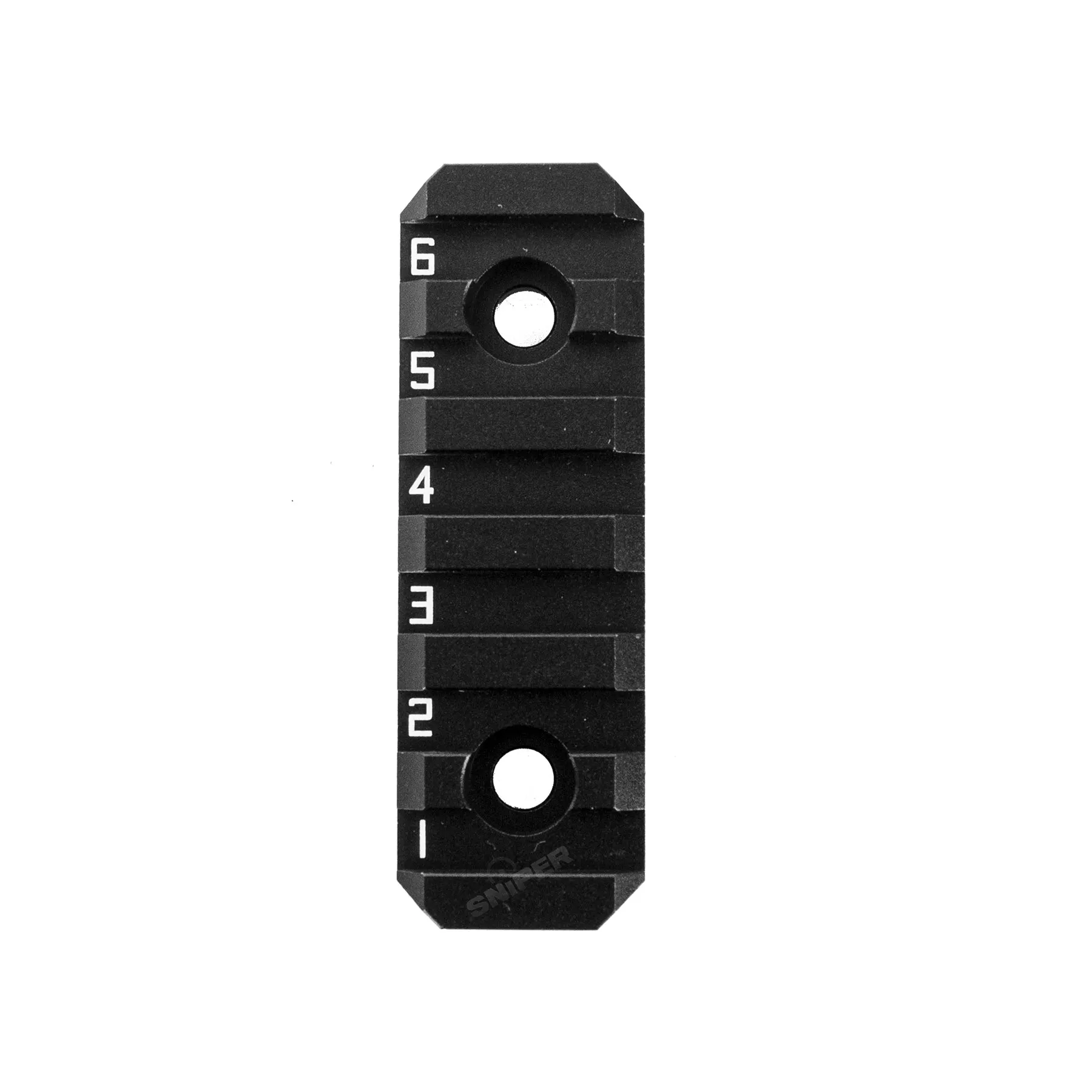 Keymod Rail 6 Slots, Black