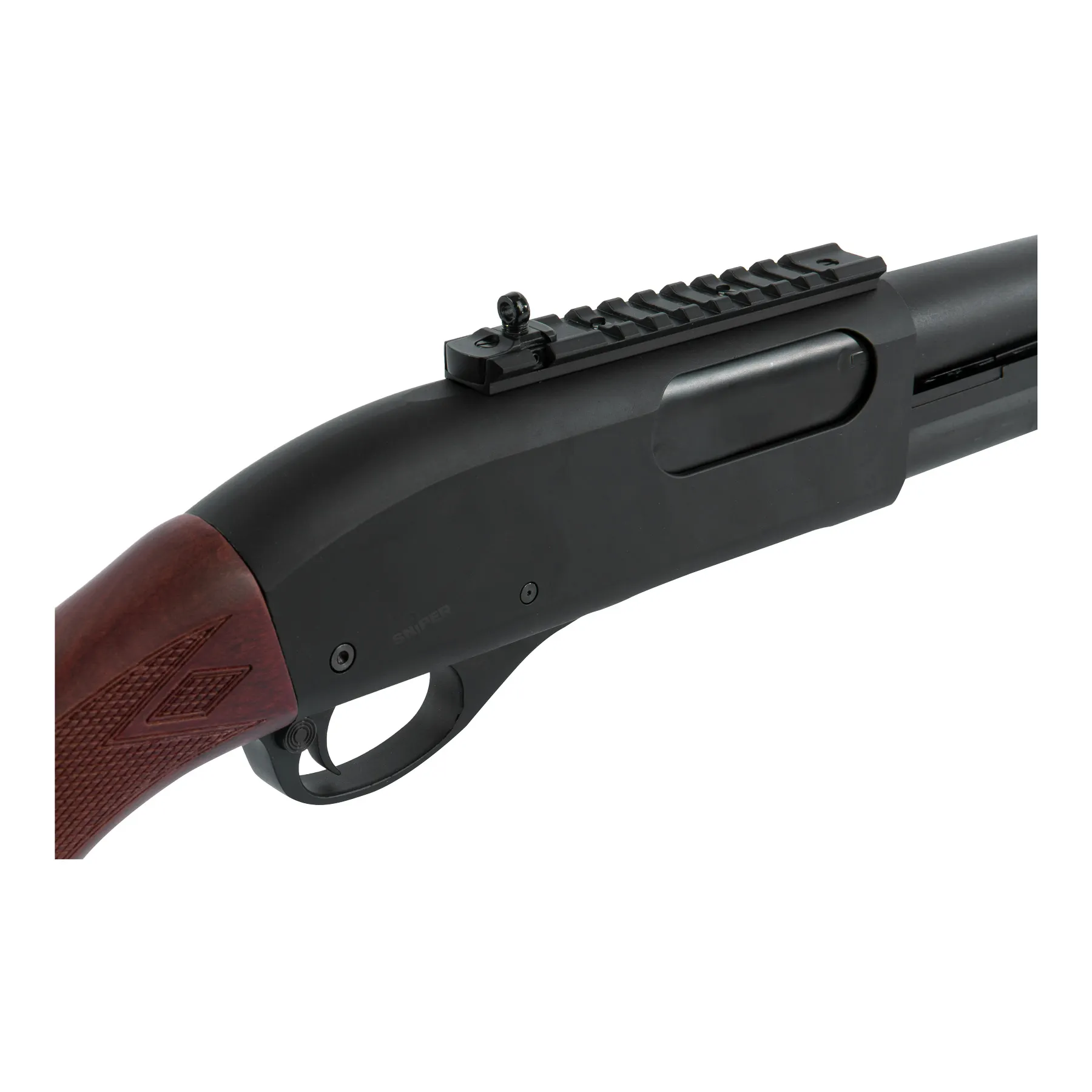 M870 Tri-Shot Action Pumpgun, Real Wood