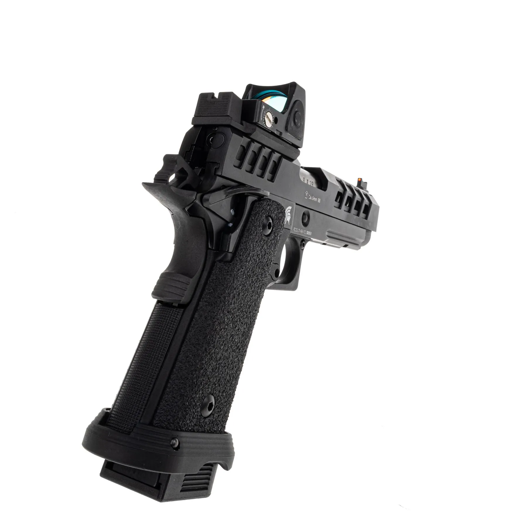 Lancer Tactical Heracles RMR Hi-Capa GBB Softairpistole, Black