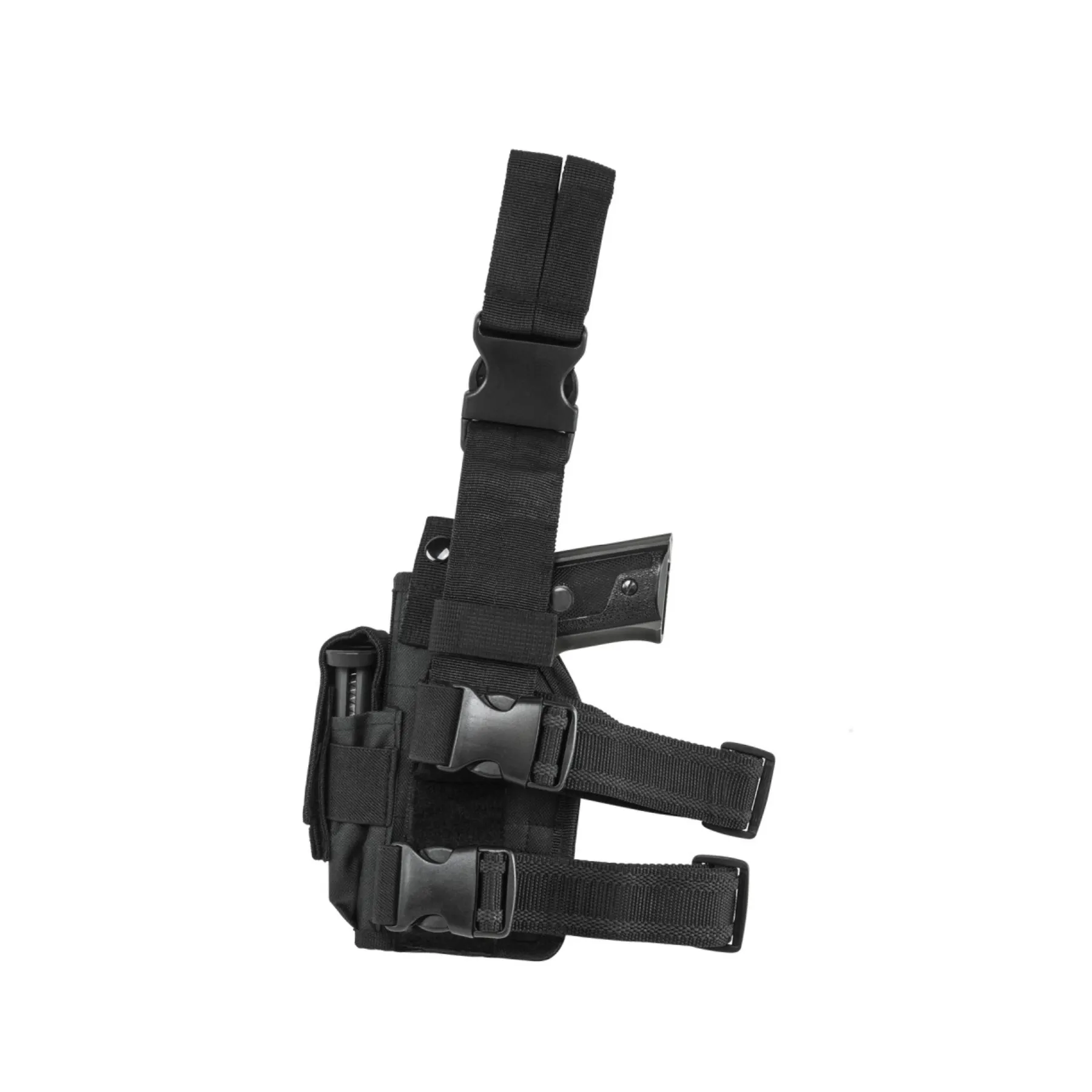 VISM Universal Drop Leg Holster, Black