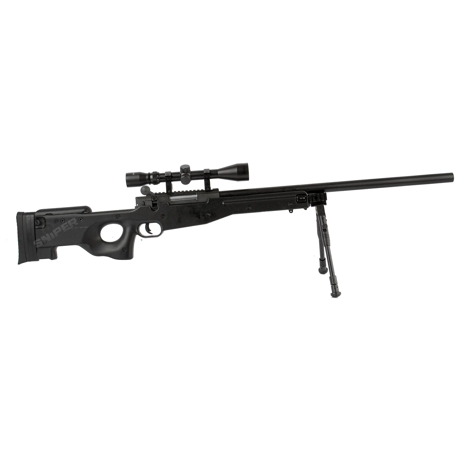 L96 Scharfschützengewehr Upgraded Rifle Set, Black