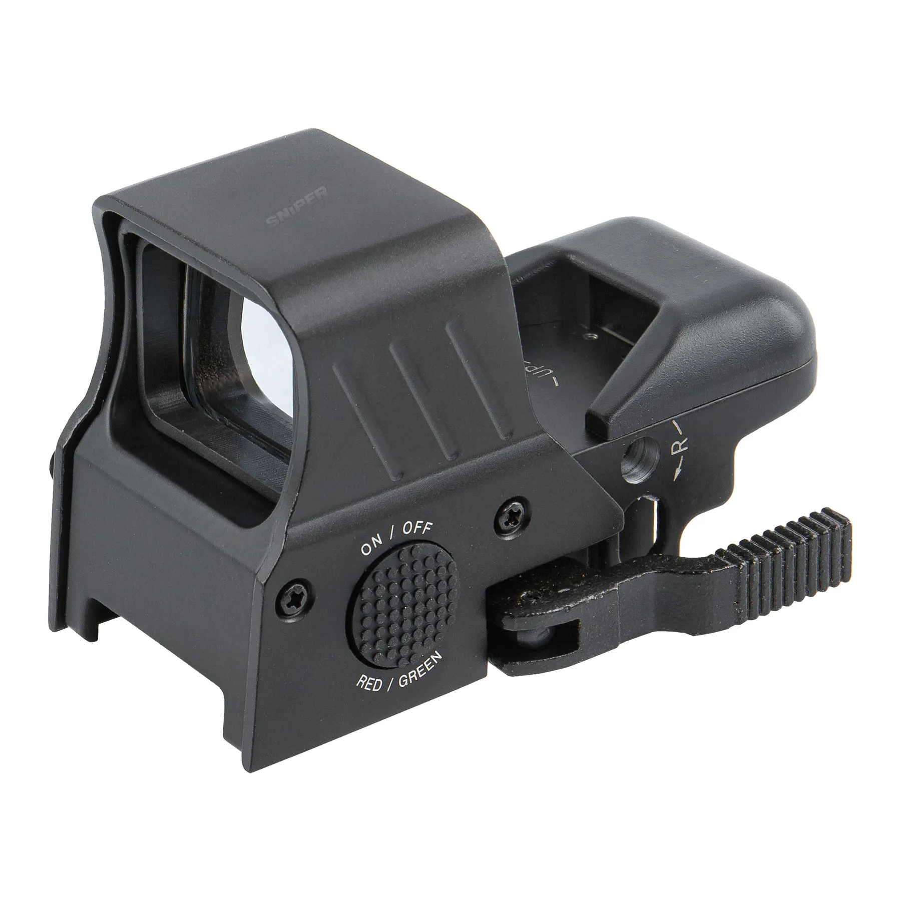 Red/Green Reflex Red Dot Visier, Black