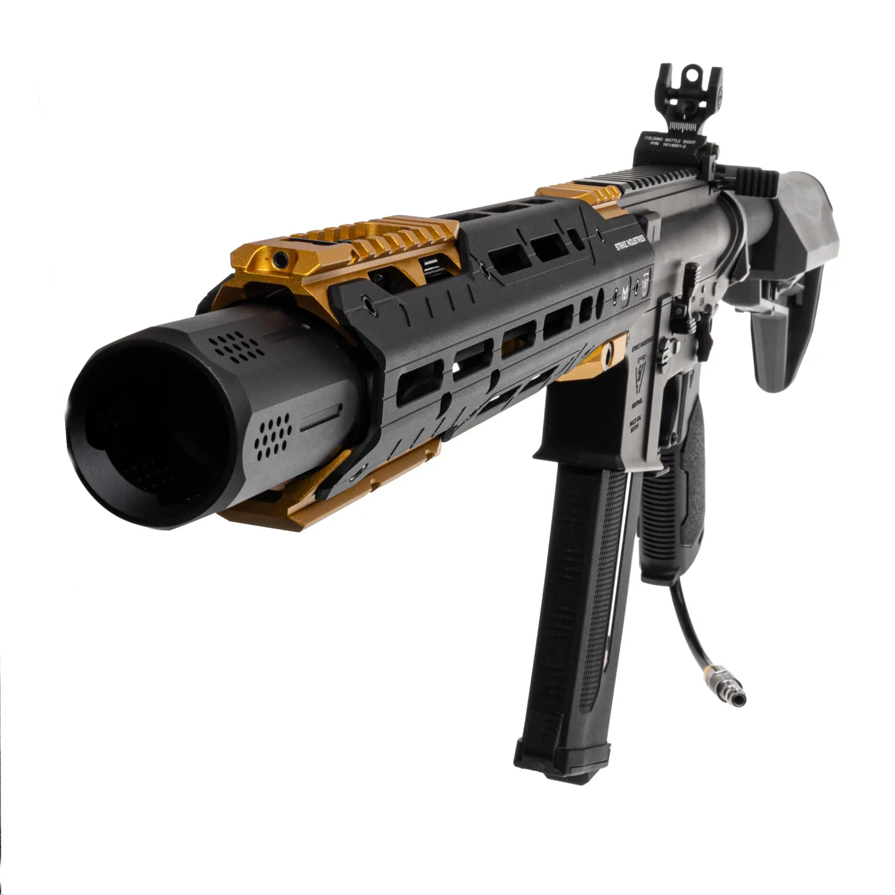 SAC x Fusion F2 Strike Industries Gridlock 11", Black/Gold