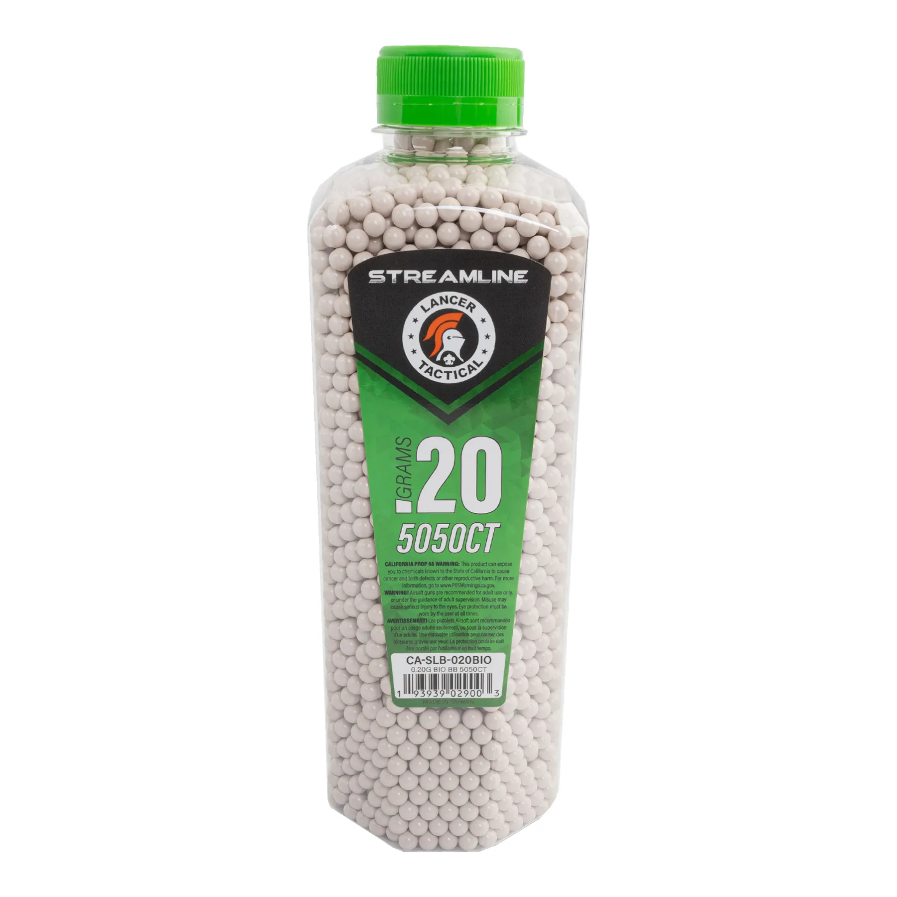 Lancer Tactical 0,20g Bio BBs, 5050rds Flasche