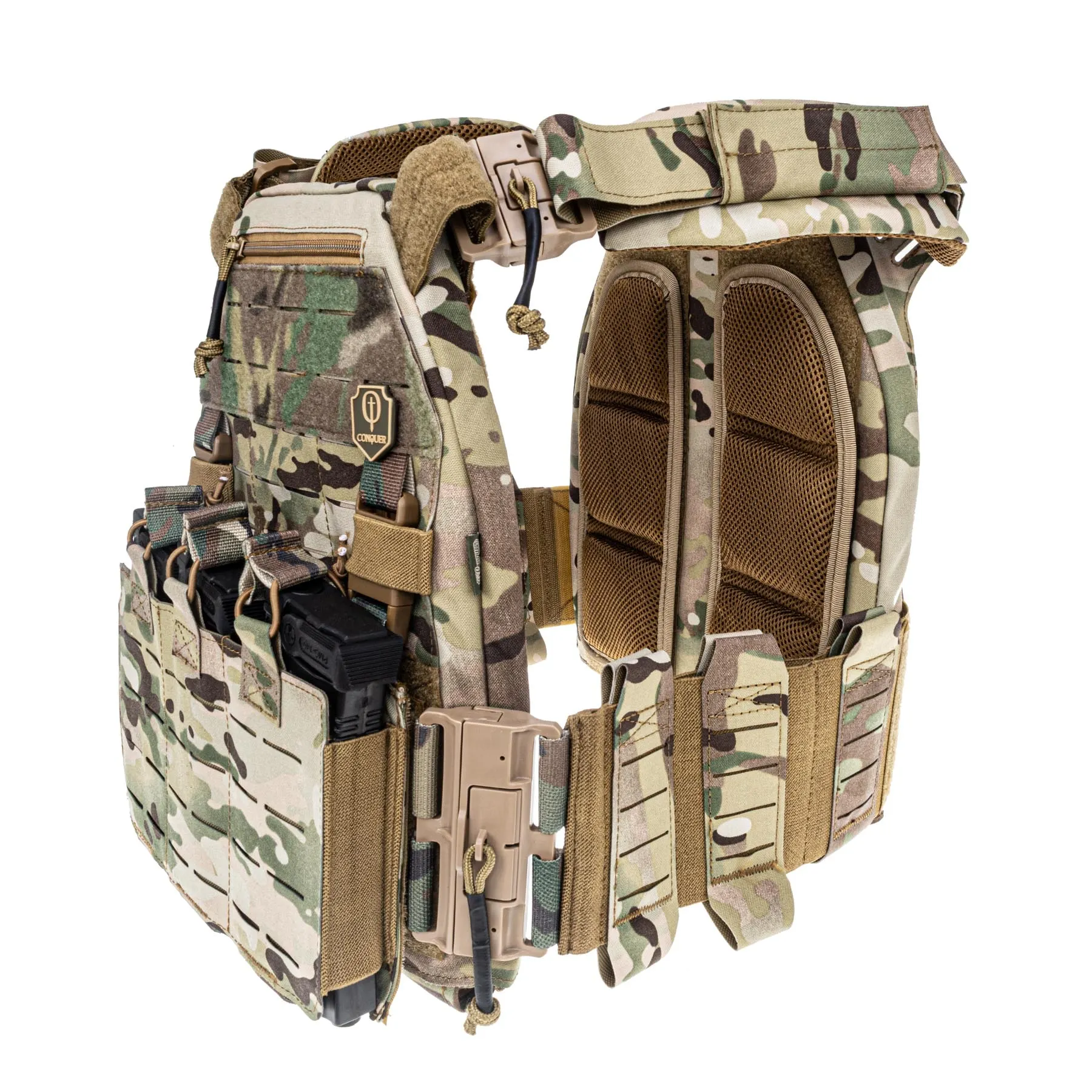 Conquer MQR Vest Plattenträger, Multicam