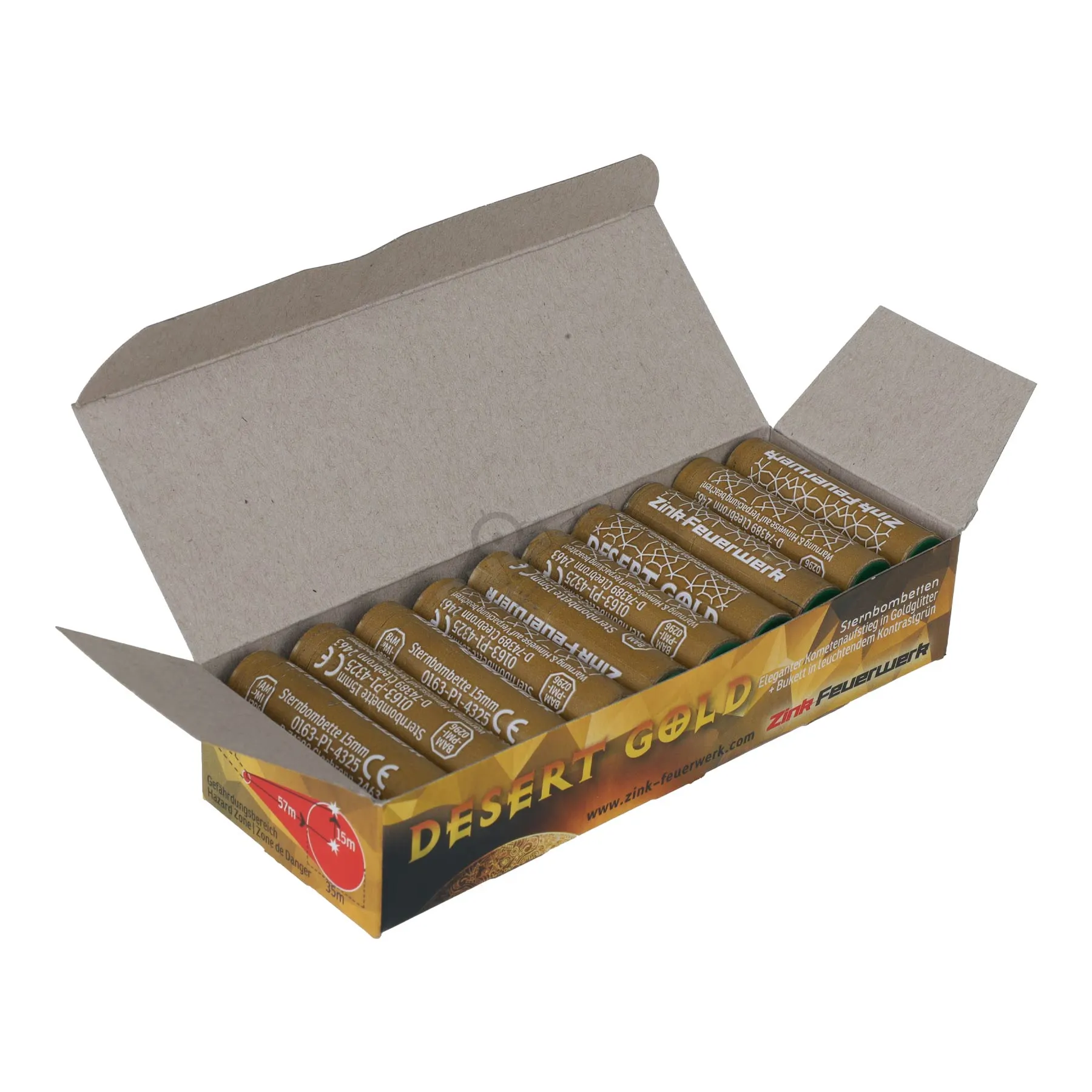 Zink Desert Gold / Desert Storm Z, 20 Stück Zink Desert Gold / Desert Storm Z, 20 Stück