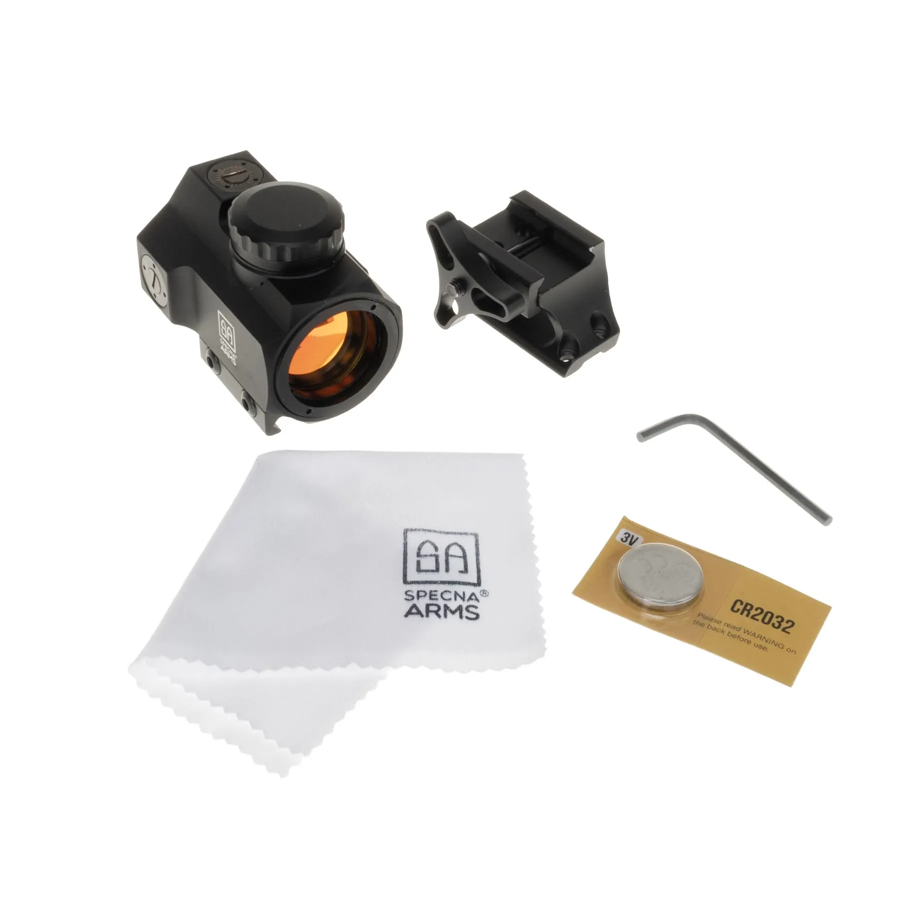 Specna Arms CORE Nexus Red Dot Sight w/ QD High Mount, Black