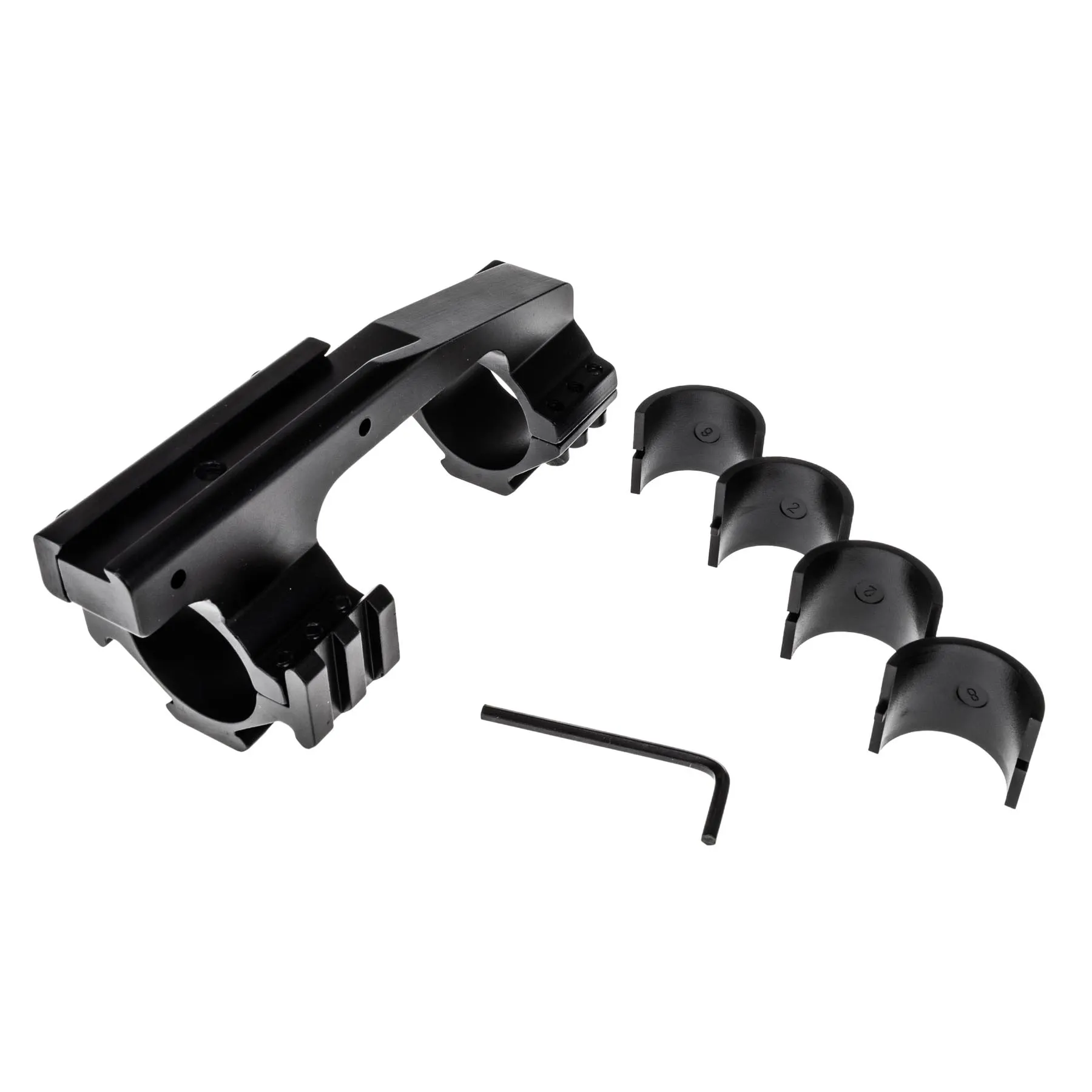 Reapo Tri-Rail Scope Mount, Black