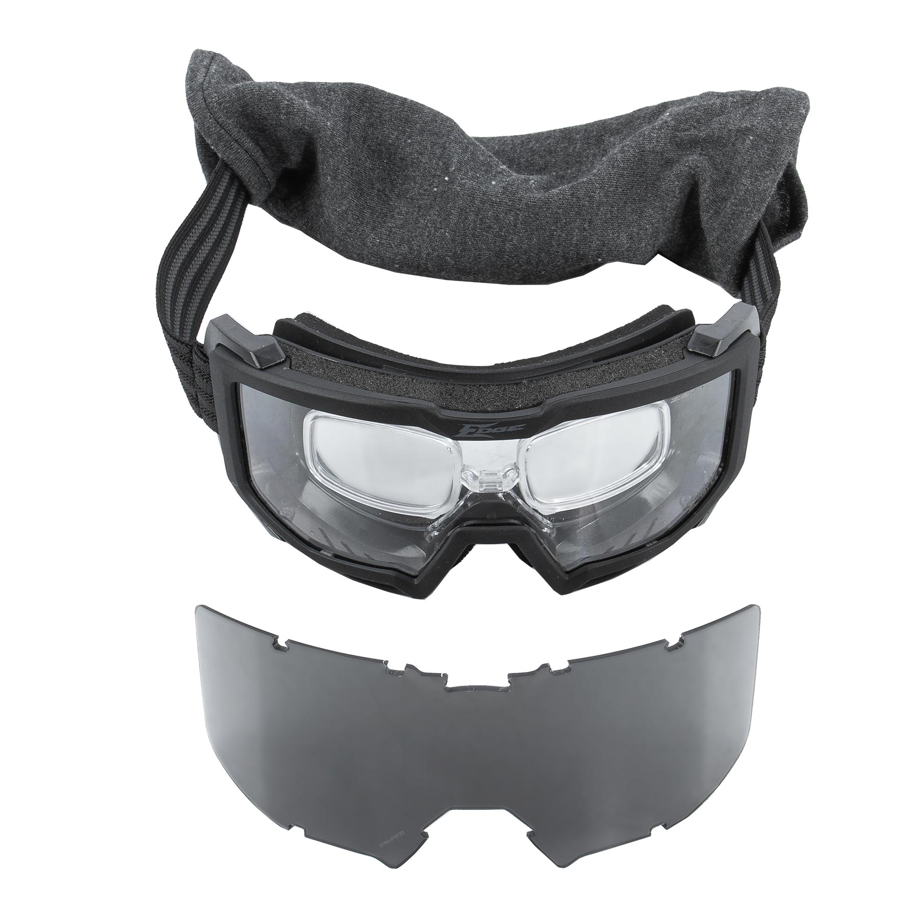 Blizzard, Black Googles/Clear Vapor Shield, G-15 Vapor Shield Lenses