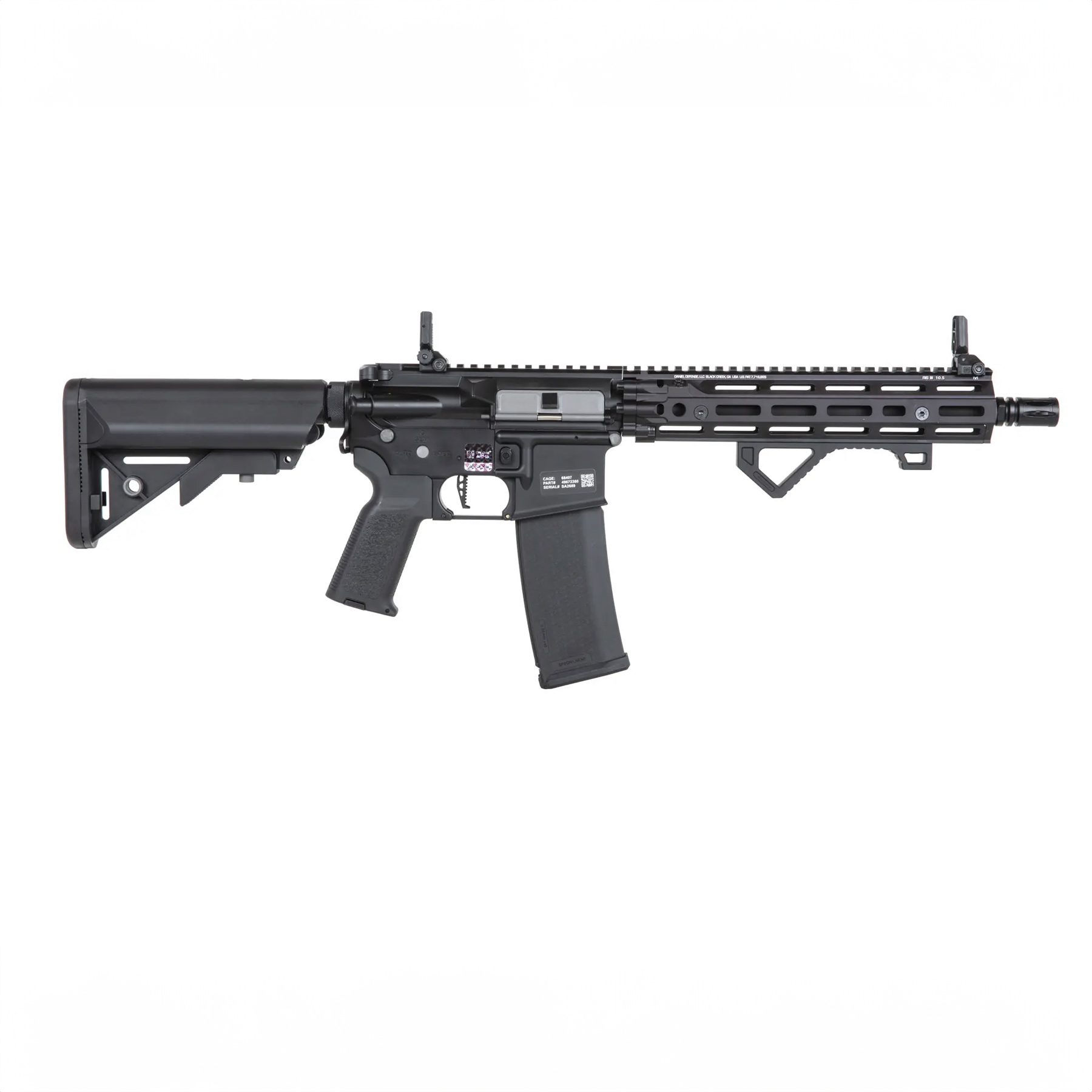 Specna Arms SA-P27 Prime Daniel Defense RIS III 10,5" w/ Aster ETU (S)AEG, Black