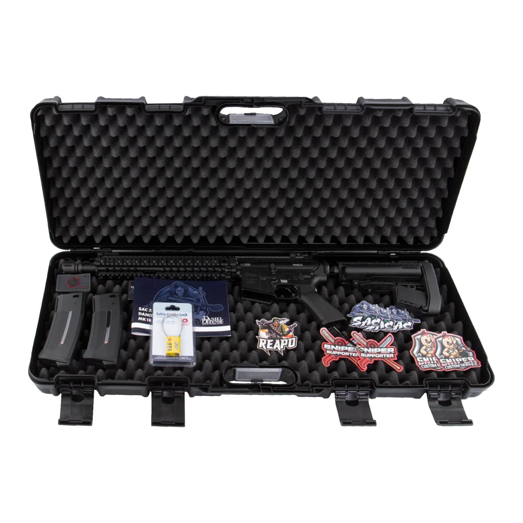 SAC x Wolverine Daniel Defense Block II HPA, Black SAC x Wolverine Daniel Defense Block II HPA, Black