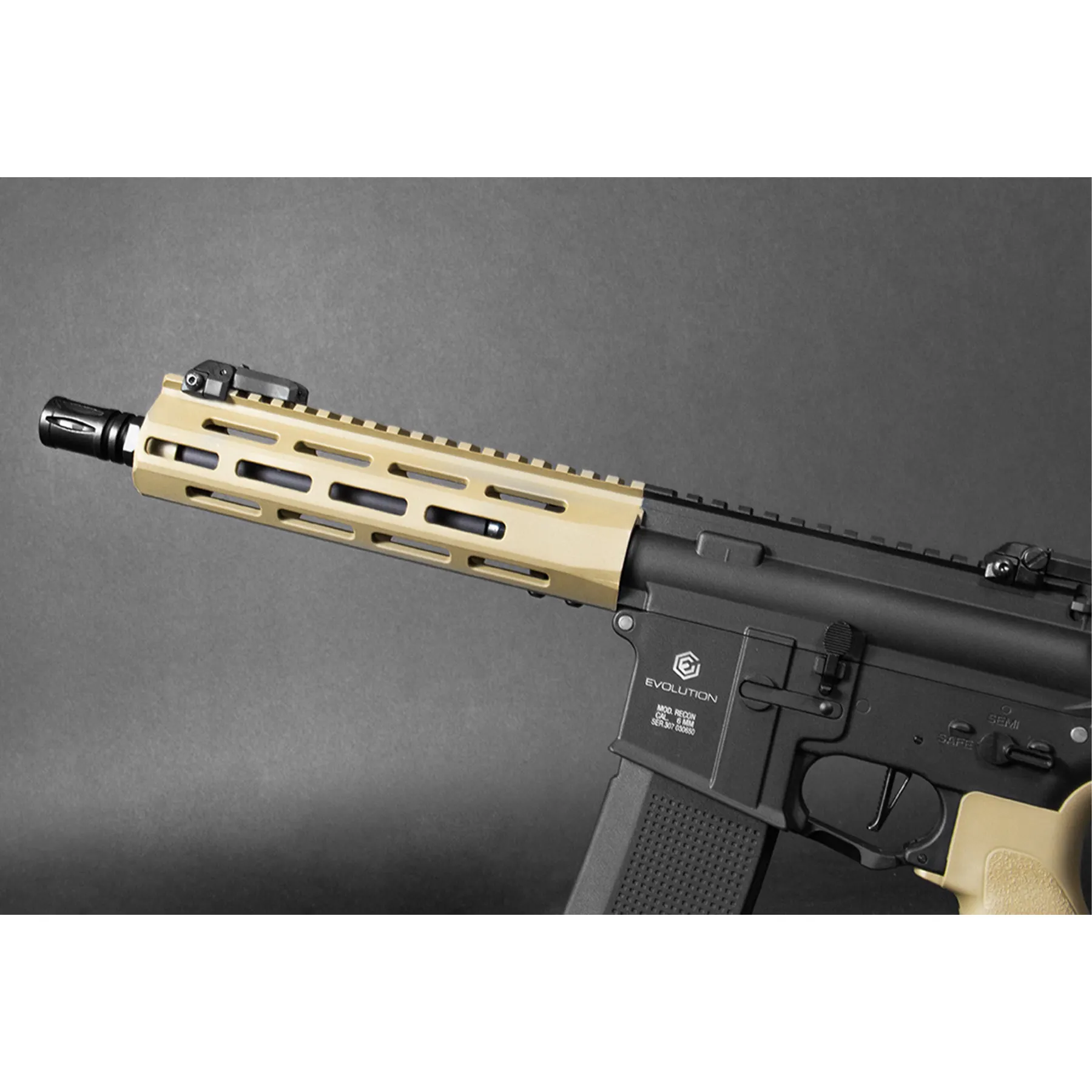Evolution Recon 10 Carbontech < 0,5 Joule Softair, Black & Tan