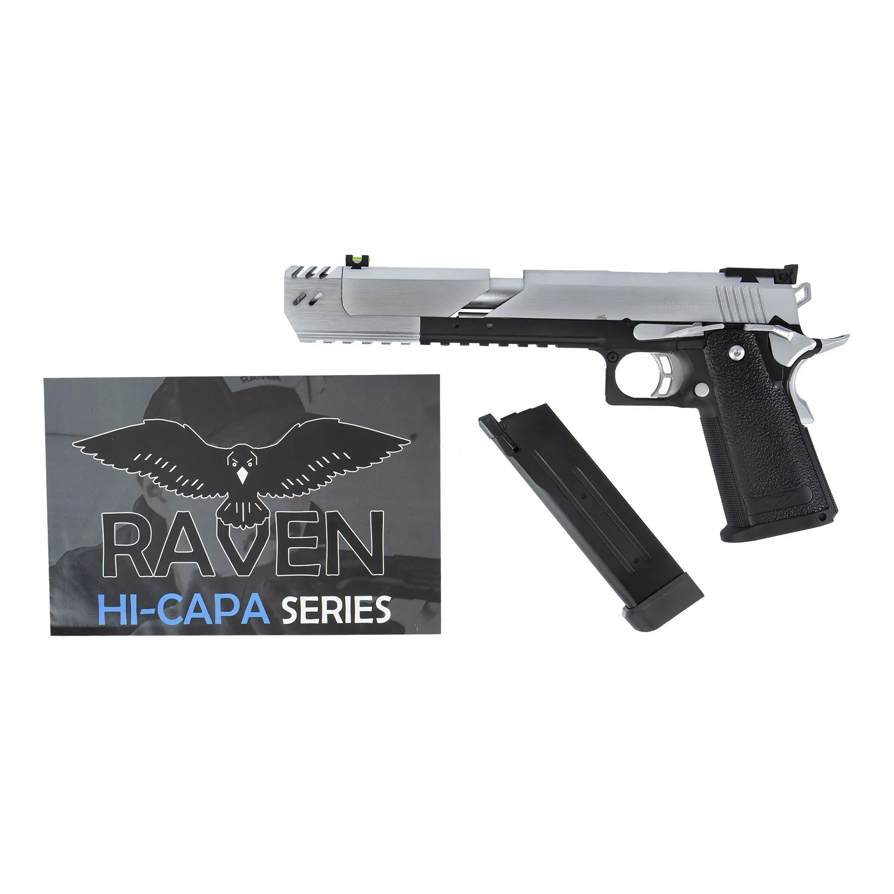 Nuprol Raven Hi-Capa Dragon 7 Chrome GBB Softair
