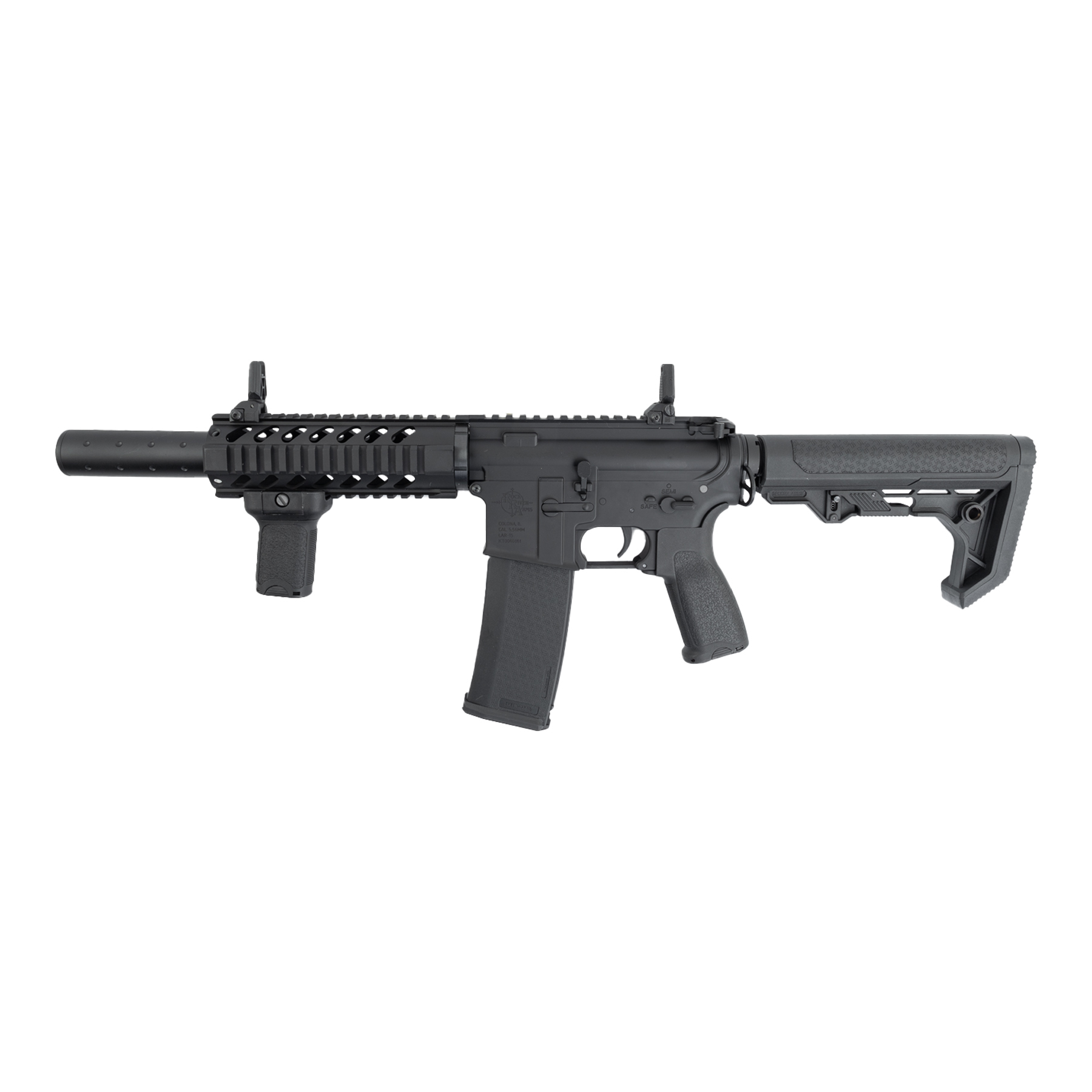 SA-E11 Edge Light Ops Stock (S)AEG, Black