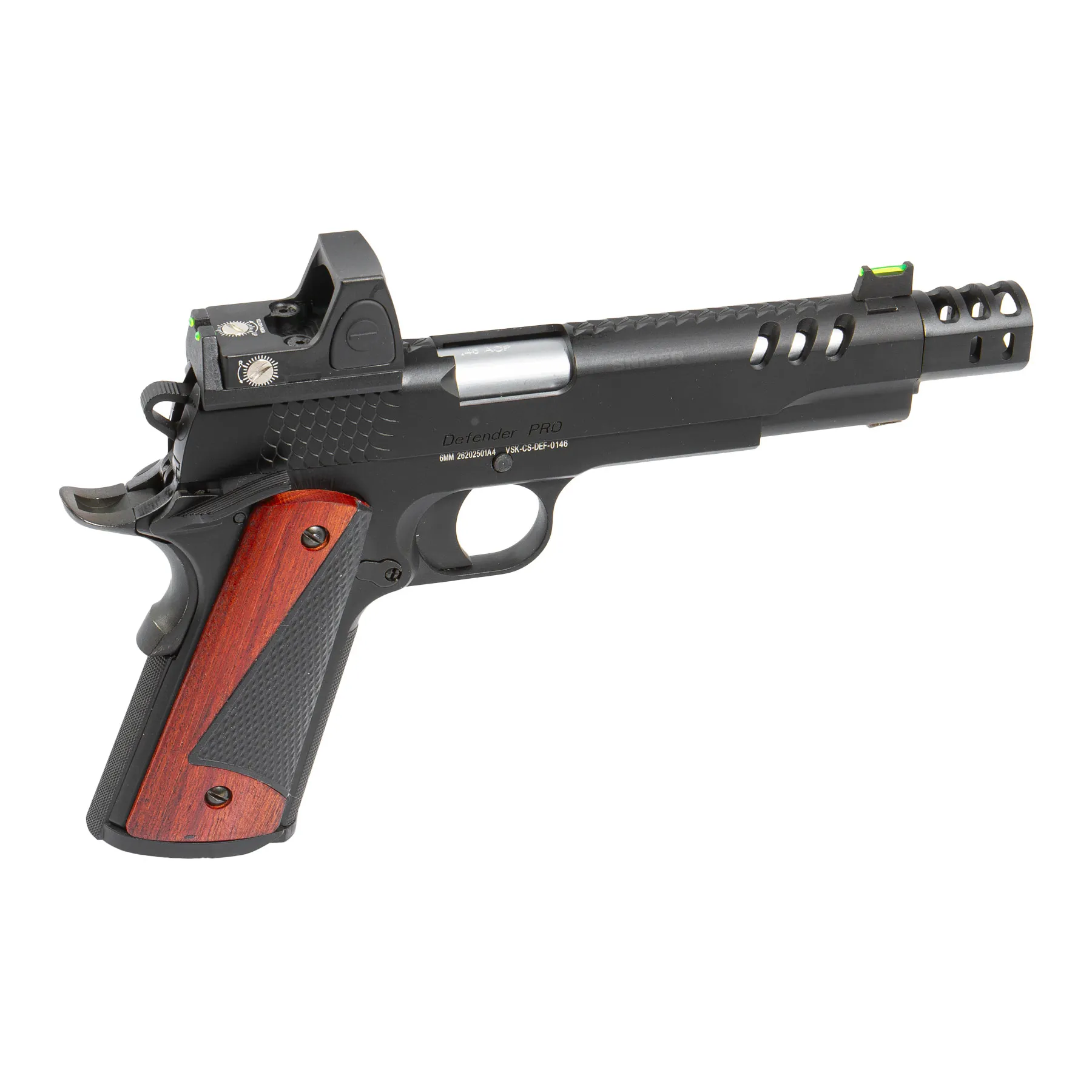 Vorsk CS Defender Pro MEU GBB BDS, Bright Wood, Black