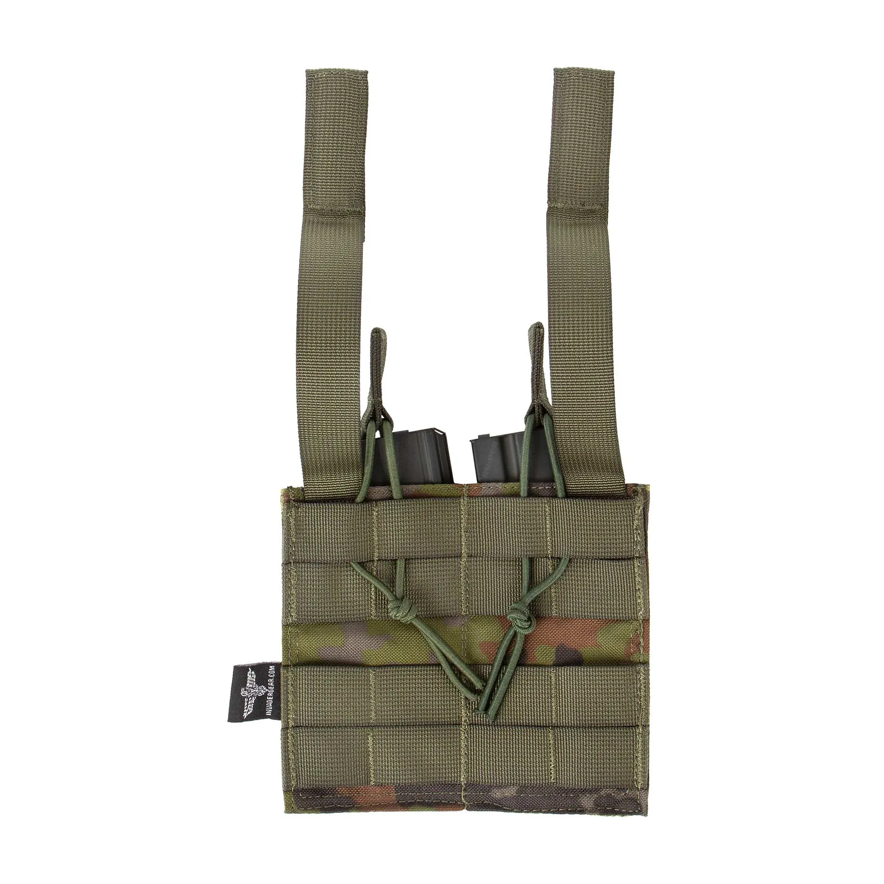 M4 Double Direct Action Mag Pouch, Flecktarn M4 Double Direct Action Mag Pouch, Flecktarn