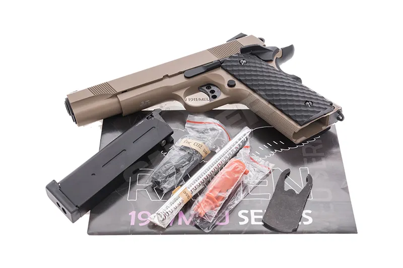 Raven 1911 MEU GBB, Tan